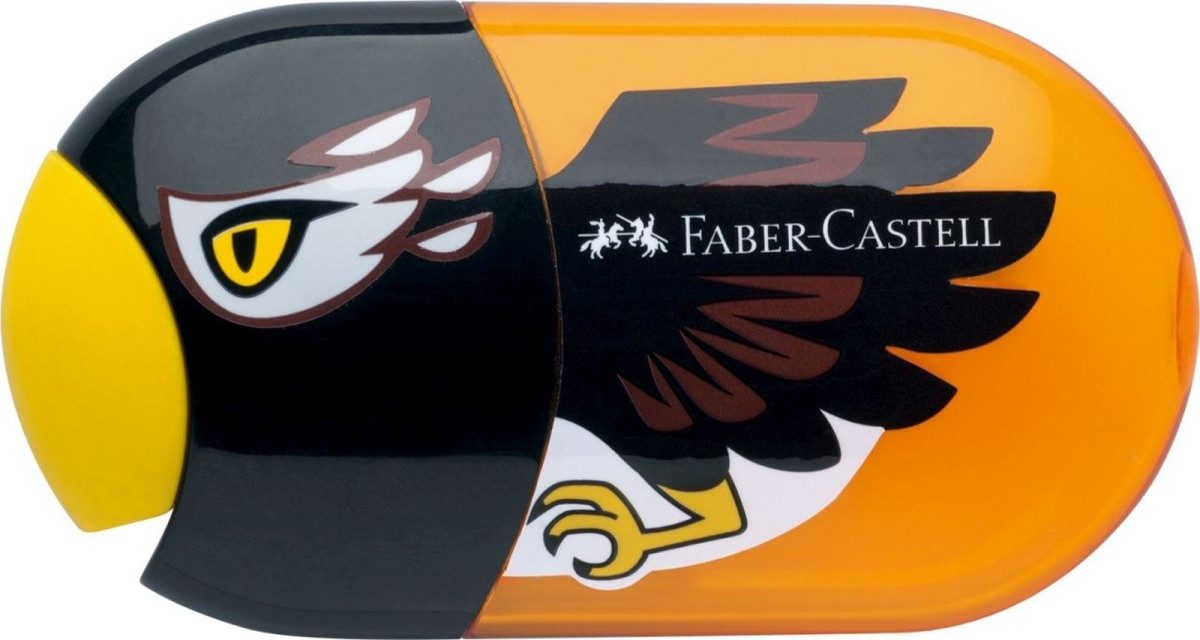 Faber-Castell Anspitzer Dosenspitzdose Adler mit Radierer