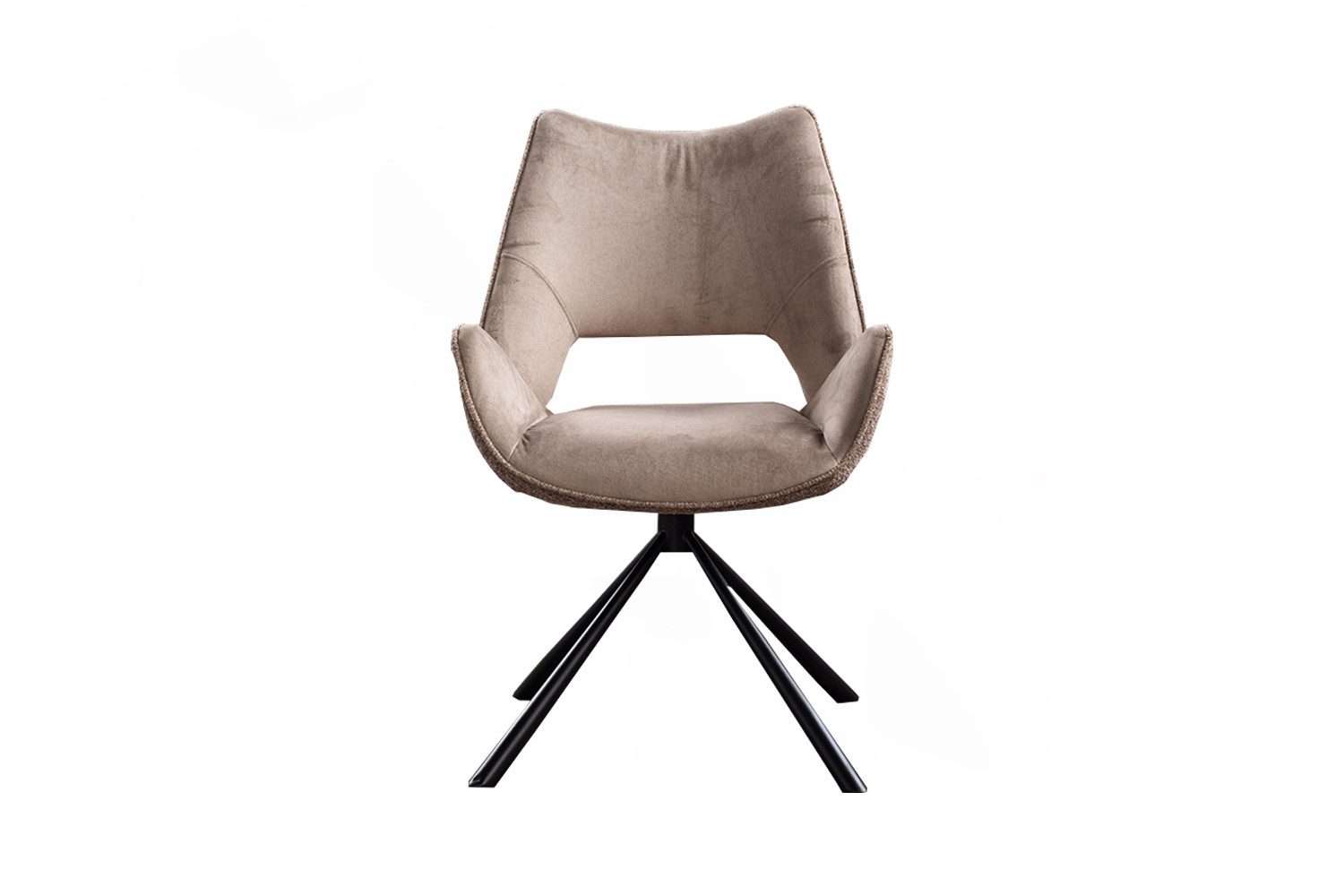 KAWOLA Polsterstuhl VELO (1 St), Drehstuhl Stoff verschiedene Farben günstig online kaufen