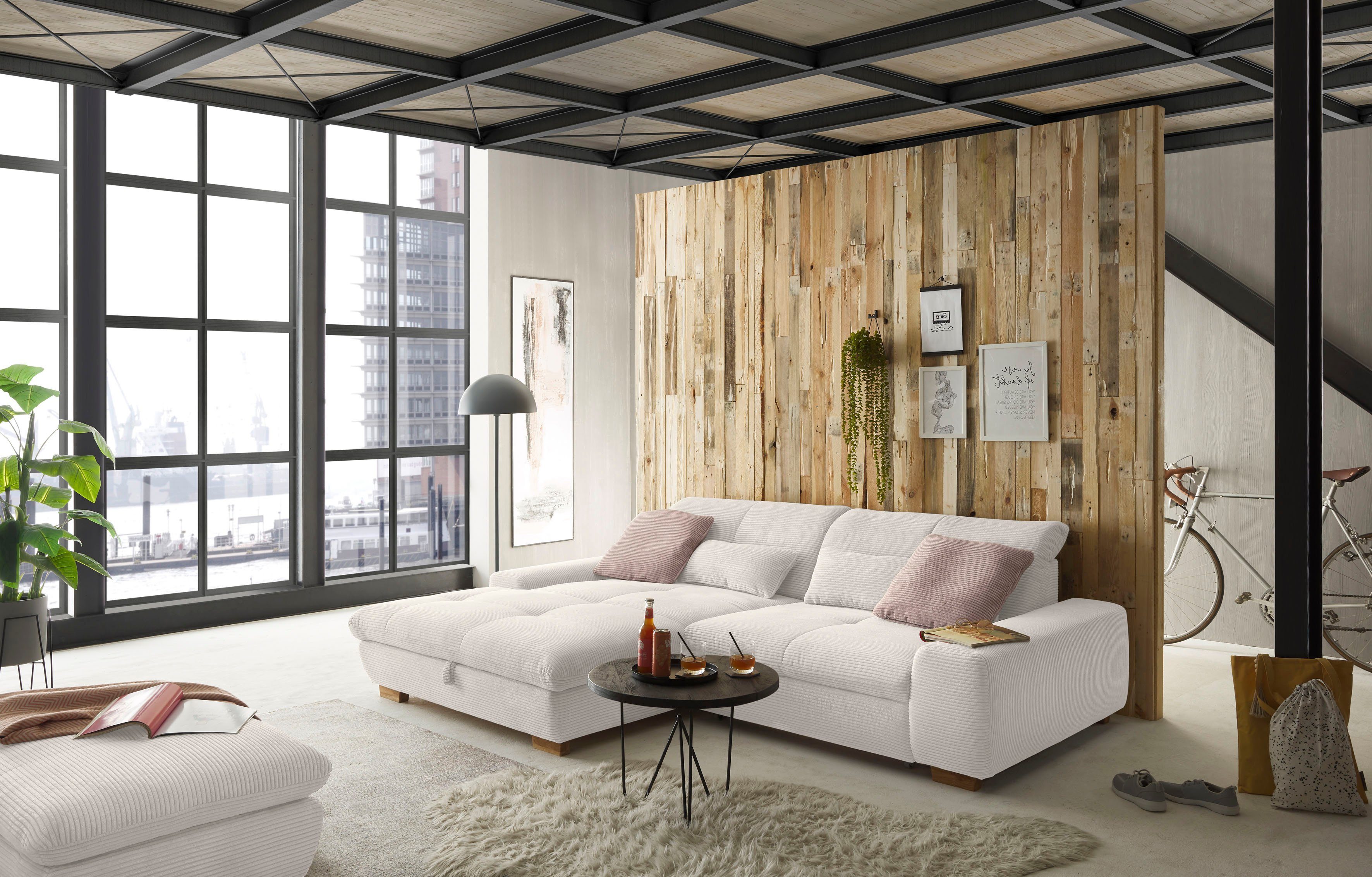 set one by Musterring Ecksofa "SO 1200 inkl. Sitztiefen- & Rückenverstellun günstig online kaufen