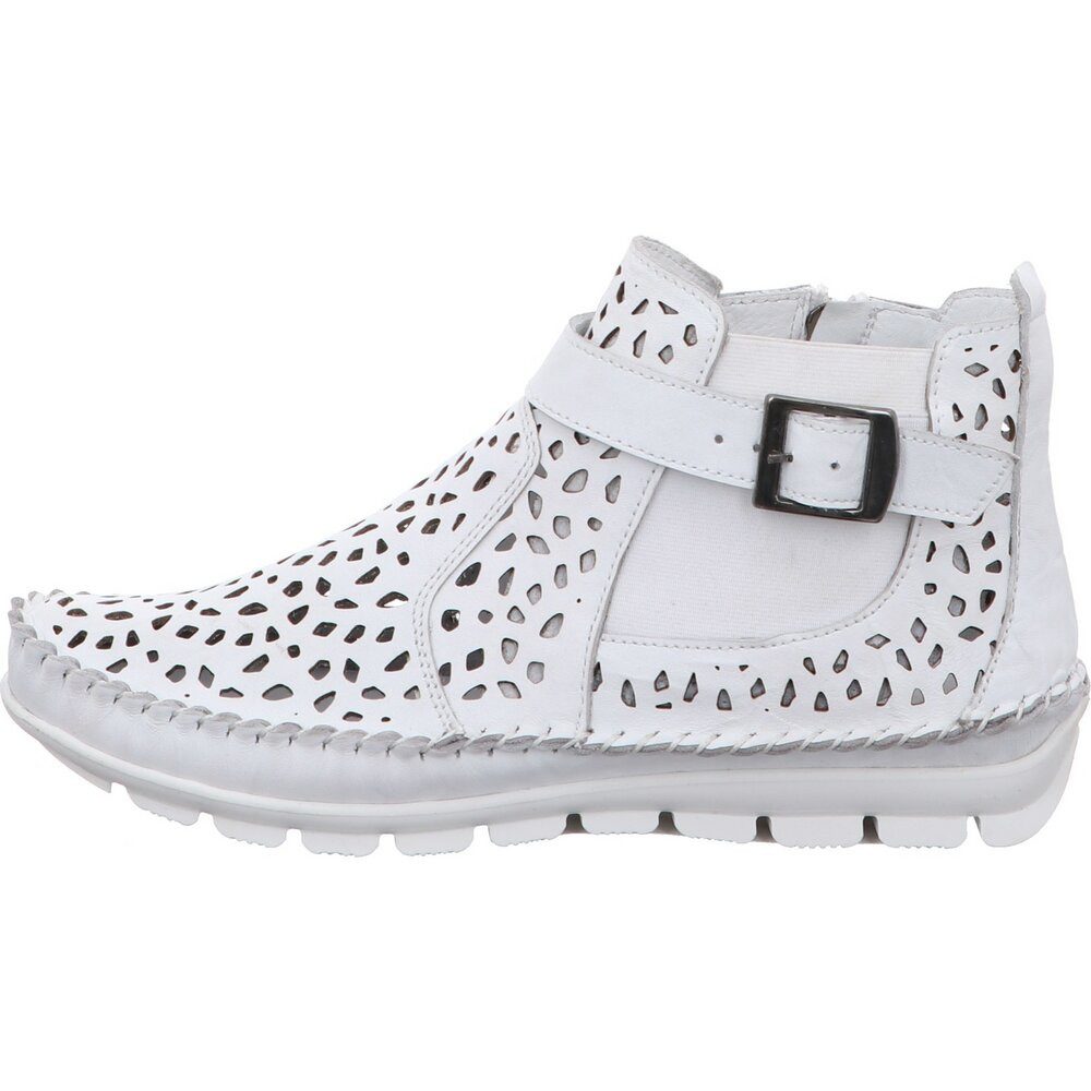Gemini Gemini - Nappa/Kombi Stiefel - Weiß Stiefel