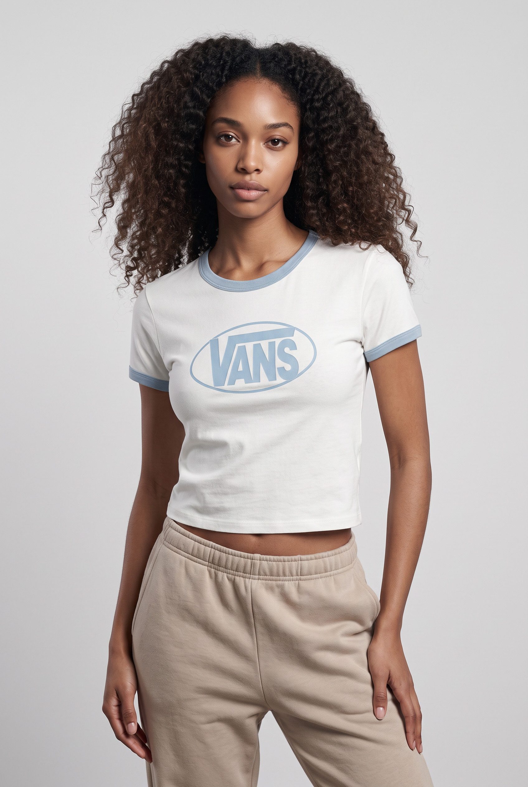 Vans T-Shirt CENTER CHEST RINGER SS TEE für Sportmode und Outdoormode, mit Rundhalsausschnitt, Kurzarm