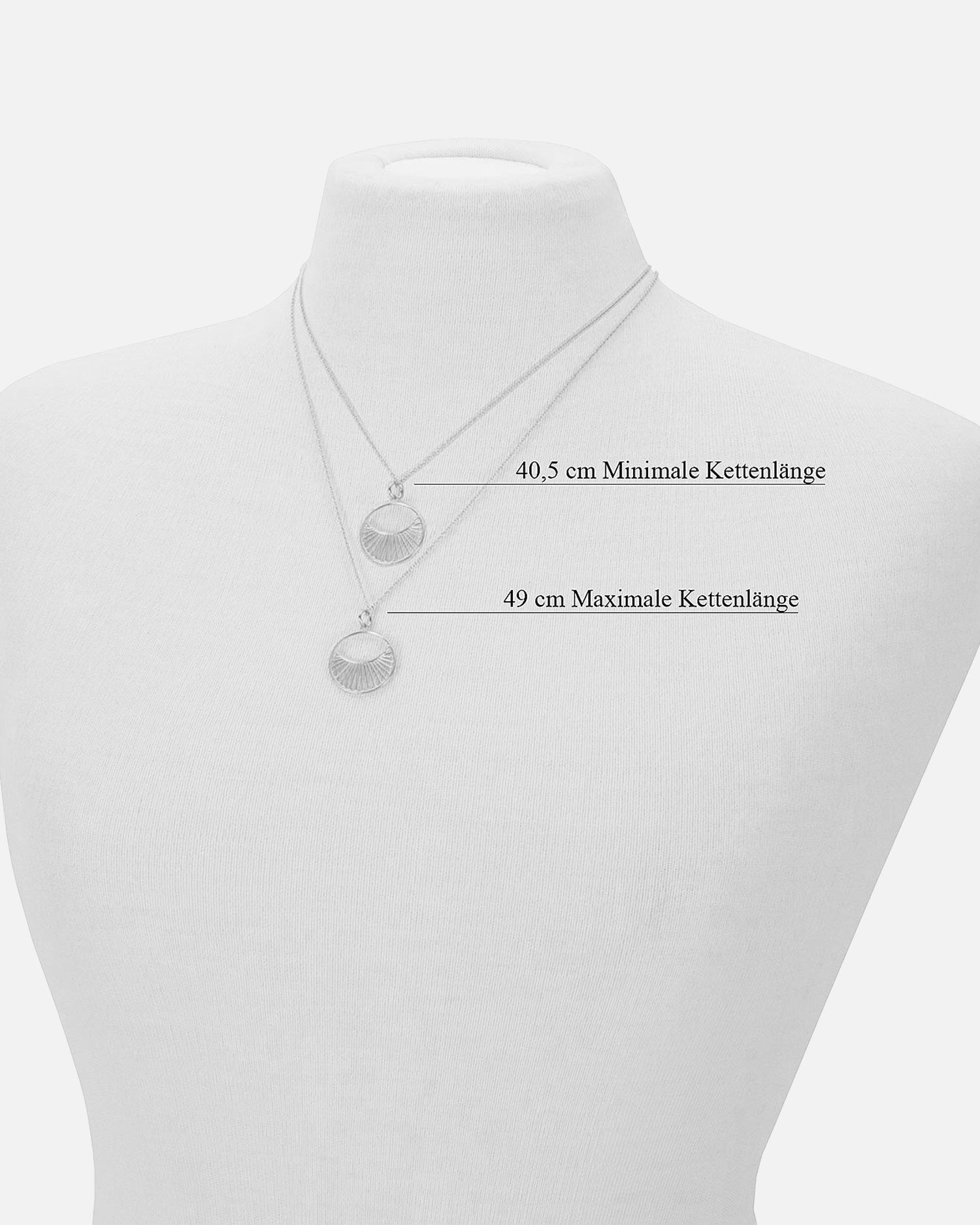 Pernille Corydon Kette Halskette 40-48 Anhänger Damen Daylight mit cm, Silber 925