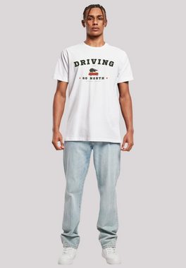 F4NT4STIC T-Shirt Driving Home Weihnachten Weihnachten, Geschenk, Logo