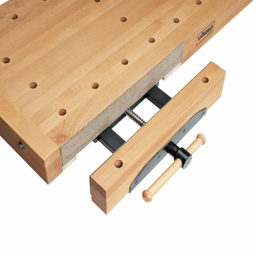 Sjöbergs Werkbank Sjöbergs Elite 2000 Hobelbank + SM04 Unterschrank,180 cm Buchenplatte