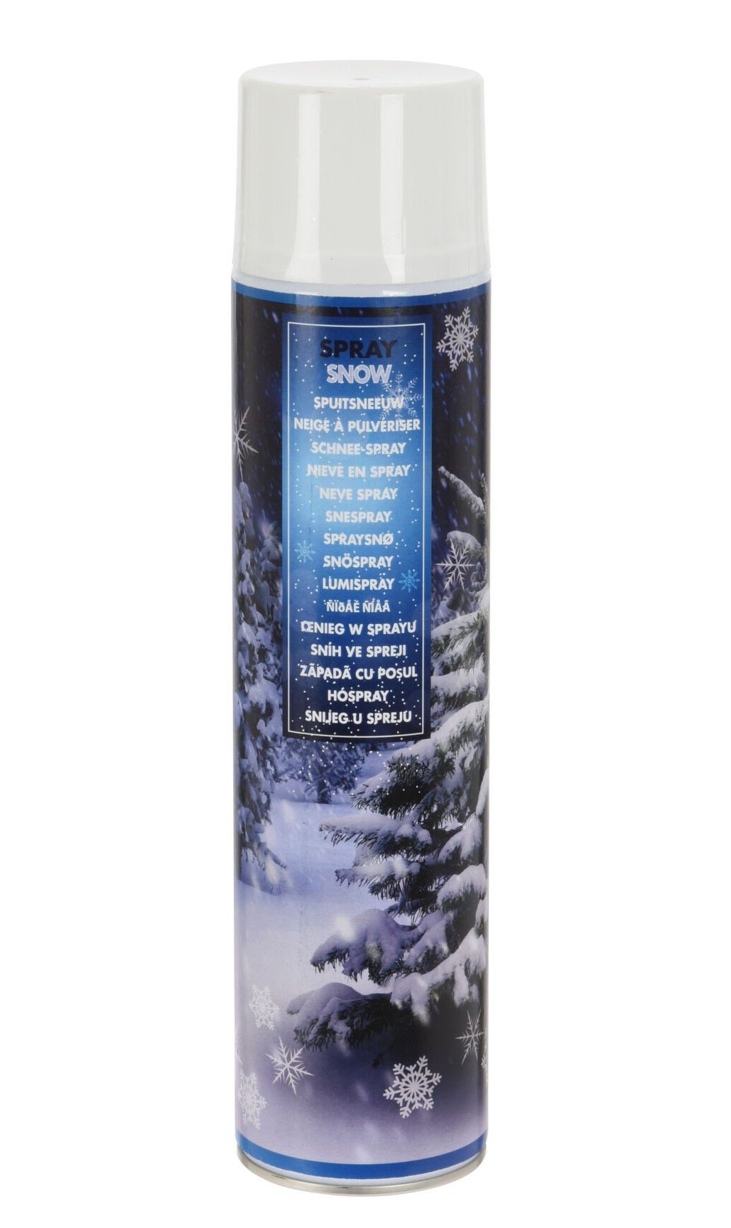 Spetebo Dekoobjekt XL Sprühdose Weihnachts Schnee Spray - 600 ml, Deko Kunstschnee zum sprühen
