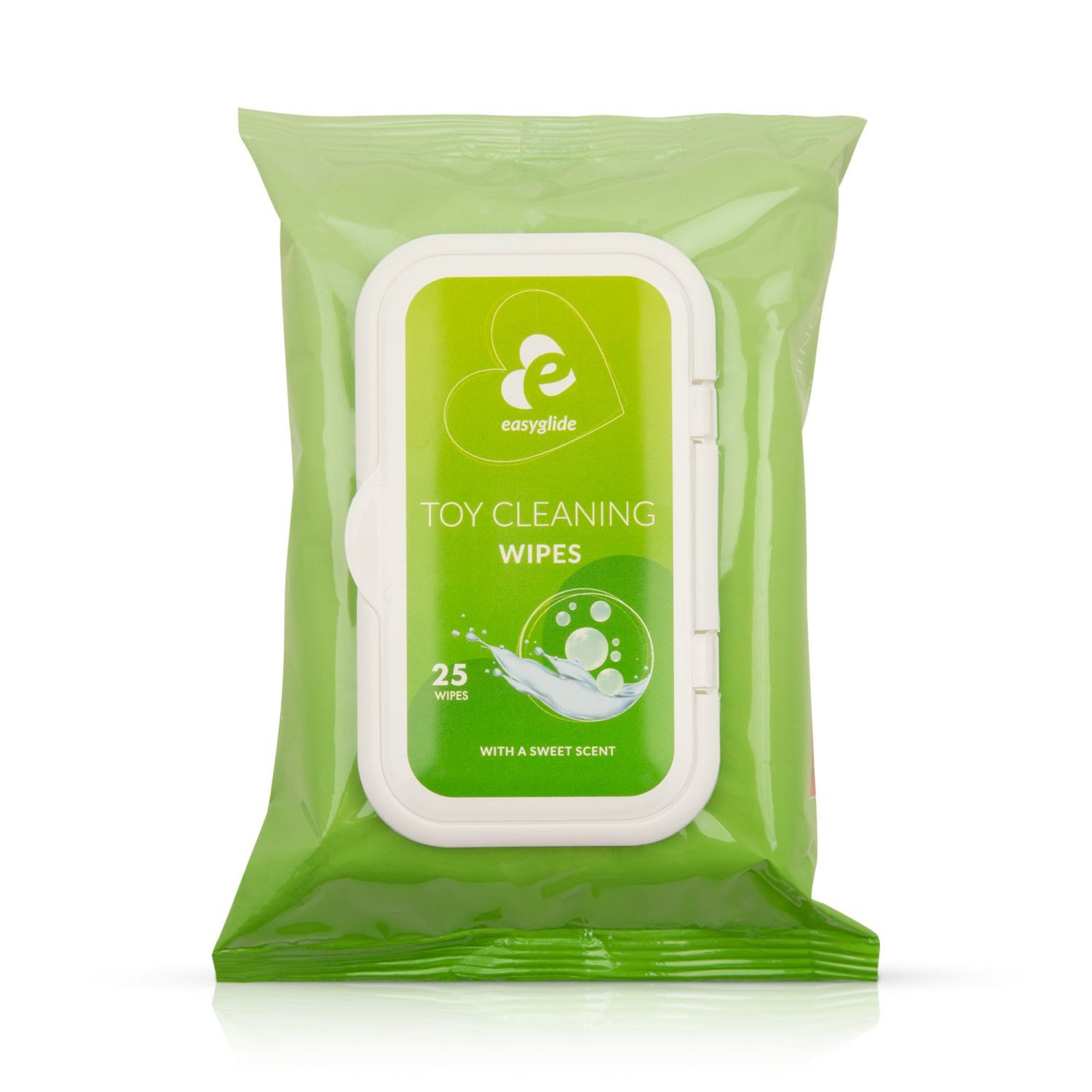EasyGlide Intimreinigungsmittel Reinigungstücher - Reinigt deine Spielzeuge hygienisch - 25 Tücher