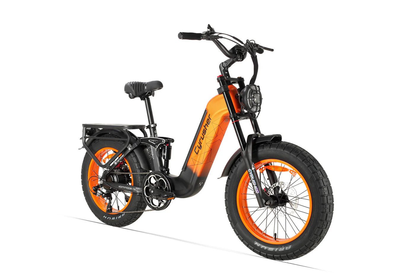 DOTMALL E-Bike Cityrad 20*4 Zoll Elektrofahrrad, 250W 48V20Ah Vollfederung, Shimano 7-Speed