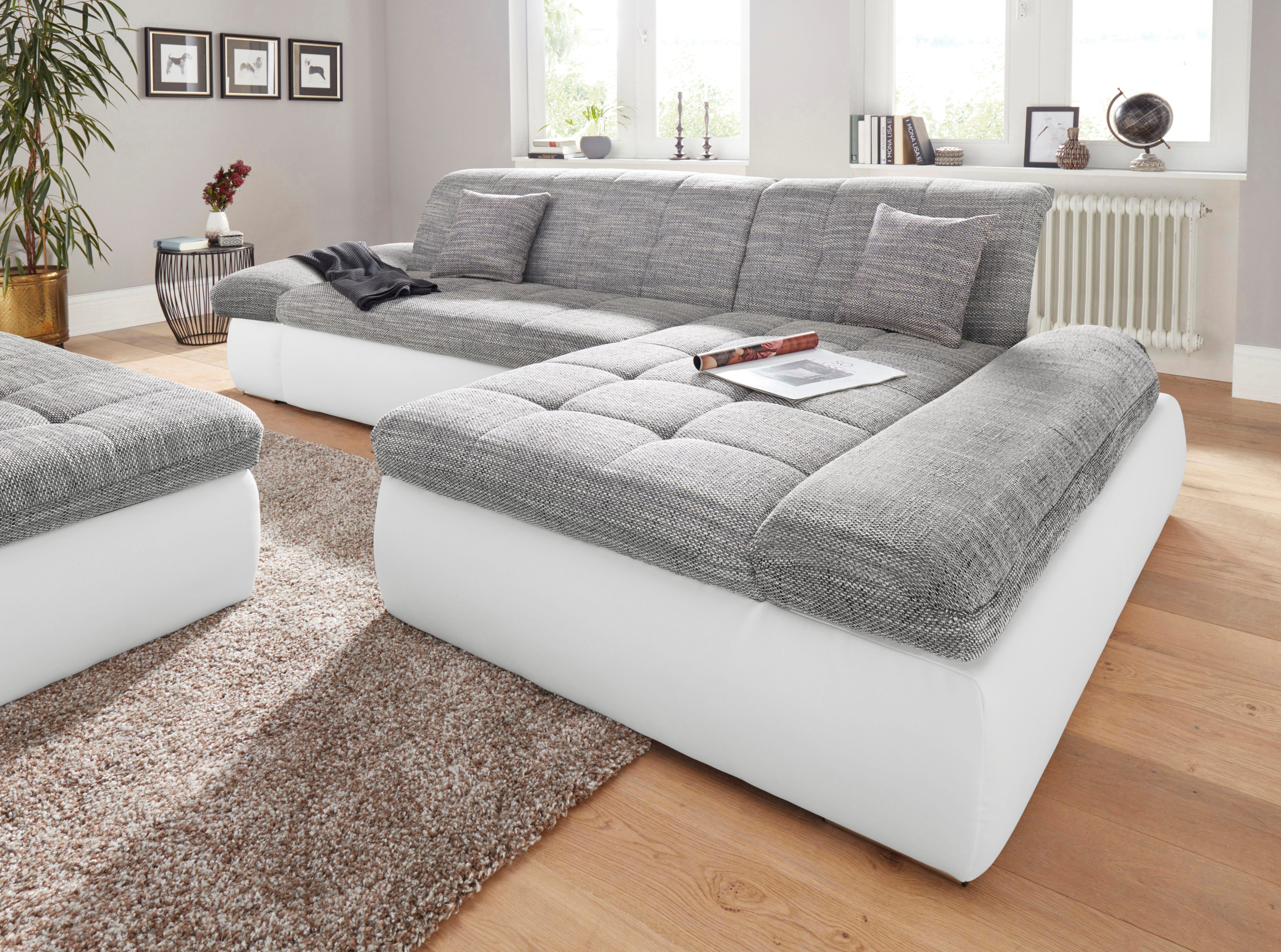 DOMO collection Ecksofa "Moric Luxus - B/T/H 300/172/80 cm, XXL-Format" günstig online kaufen