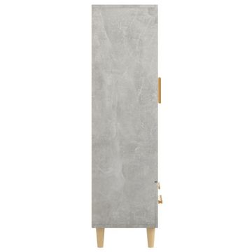 vidaXL Highboard Highboard Betongrau 70x31x115 cm Holzwerkstoff (1 St)