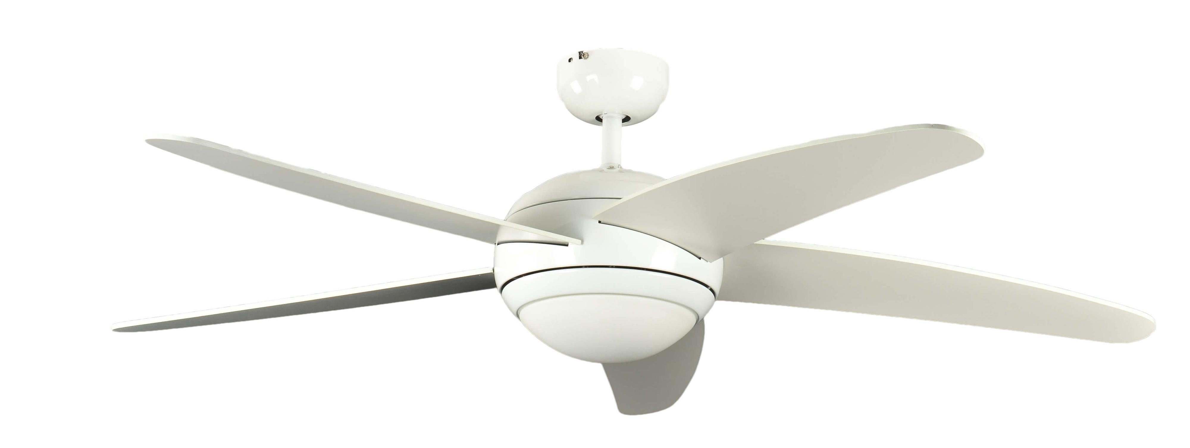 Pepeo Deckenventilator Deckenventilator Melton Weiß mit Licht