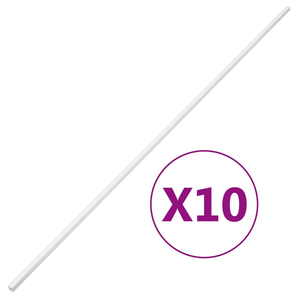 vidaXL Kabelkanal 10 m Installationsrohre 20x10 mm 10 m PVC Kabelkanal