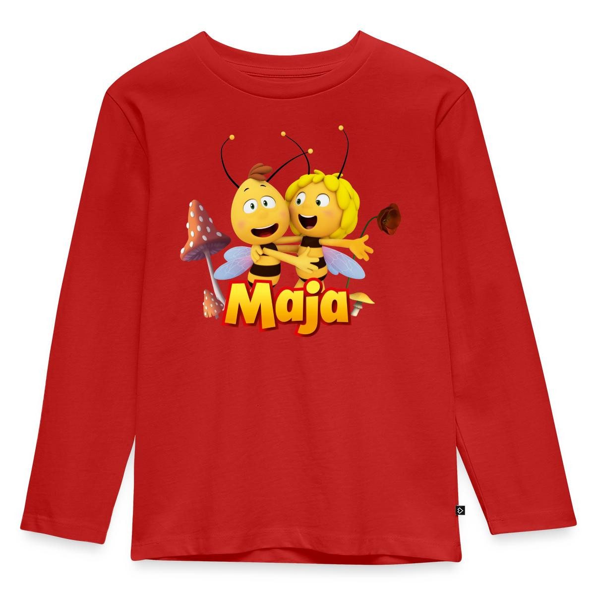 T-Shirt Biene Maja Freundschaft Mit Willi Kinder Premium Langarmshirt