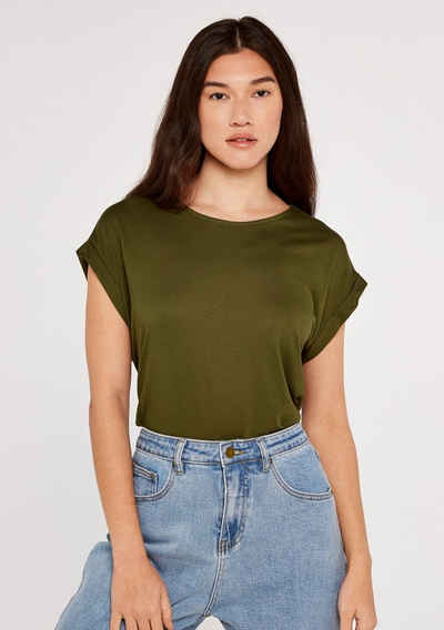 Apricot T-Shirt Curved Hem Tee (1-tlg) in weicher Ware