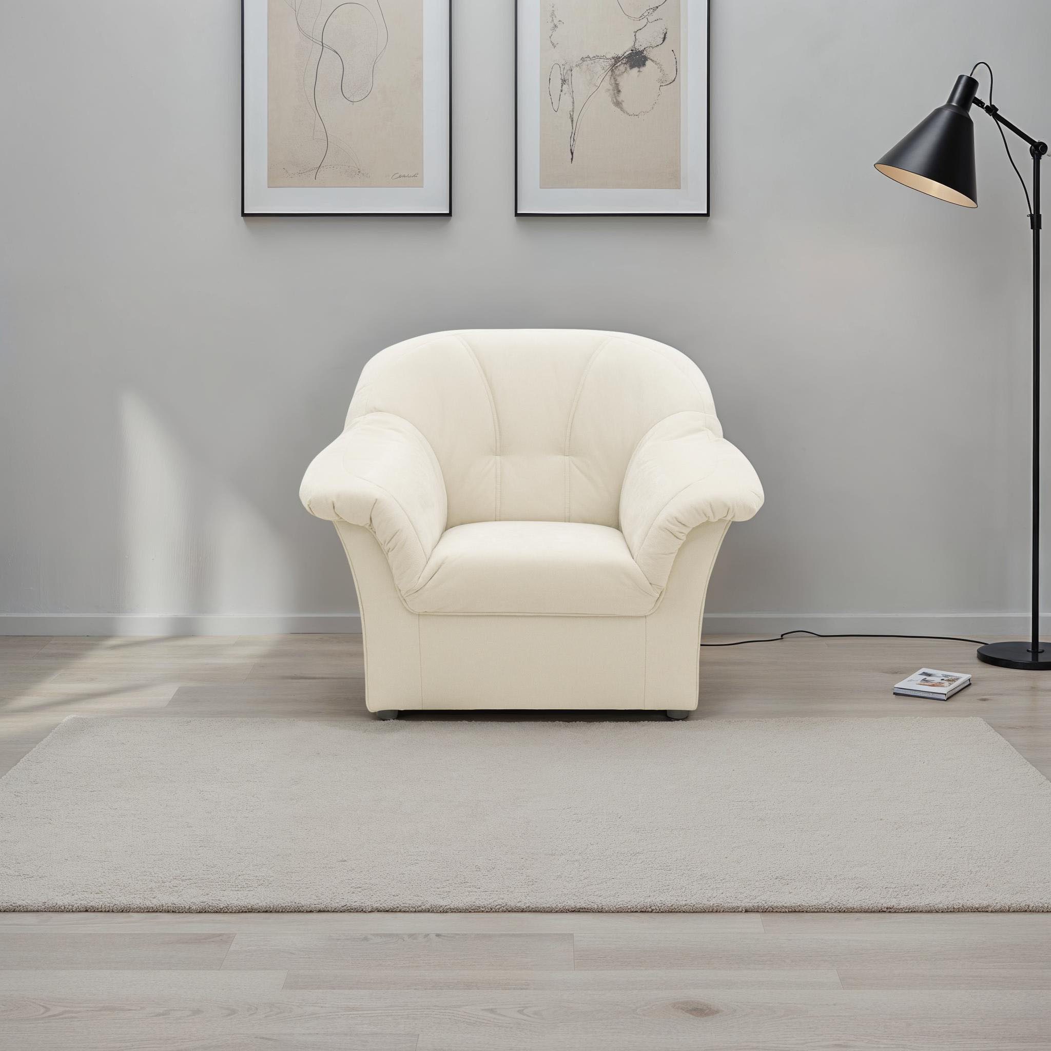 DOMO collection Sessel Pegnitz, zeitlos, elegante Armlehnen, komfortabel