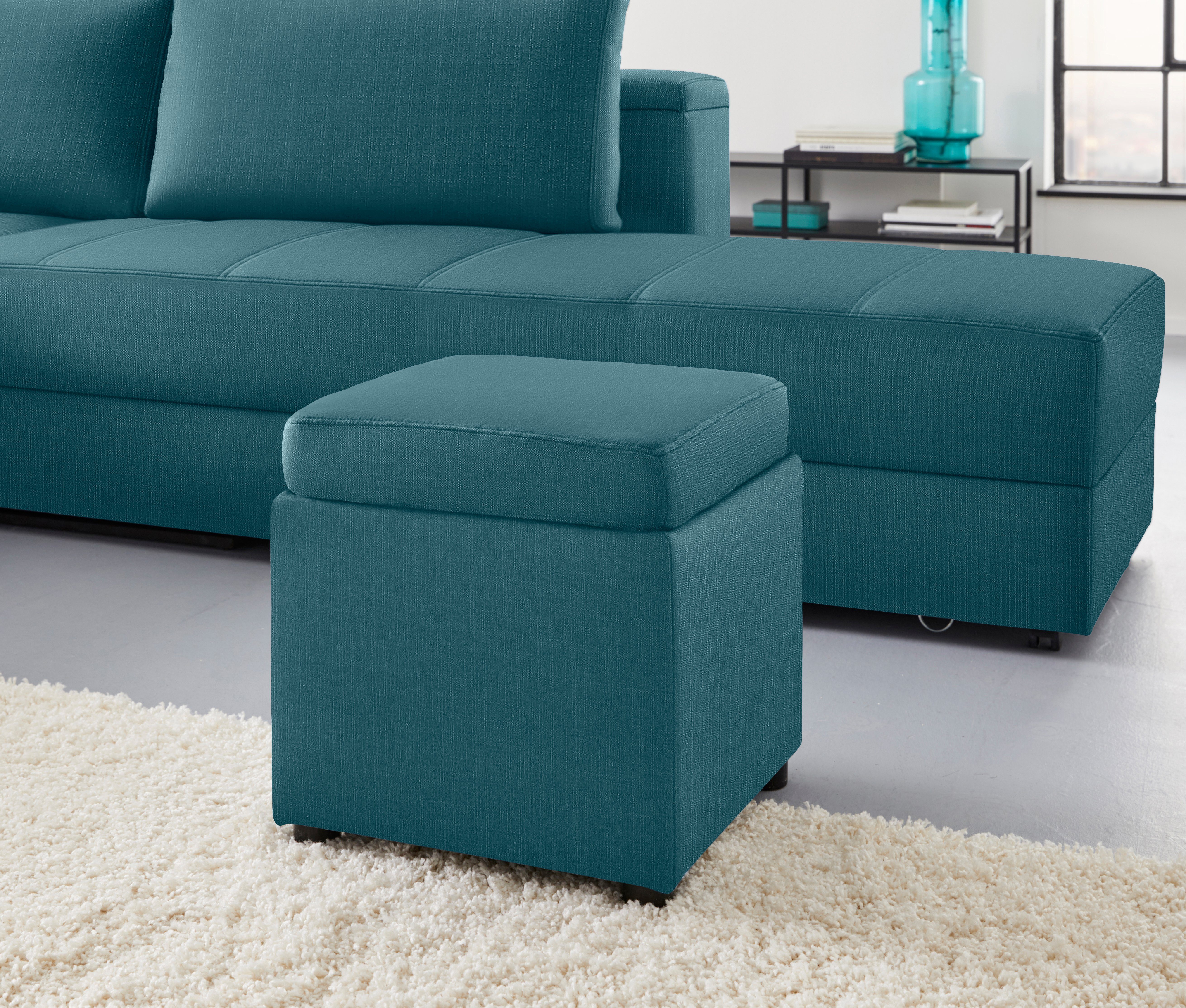 LOOKS by Wolfgang Joop Hocker LooksIII, inklusive Stauraum, wandelbar zum Tisch