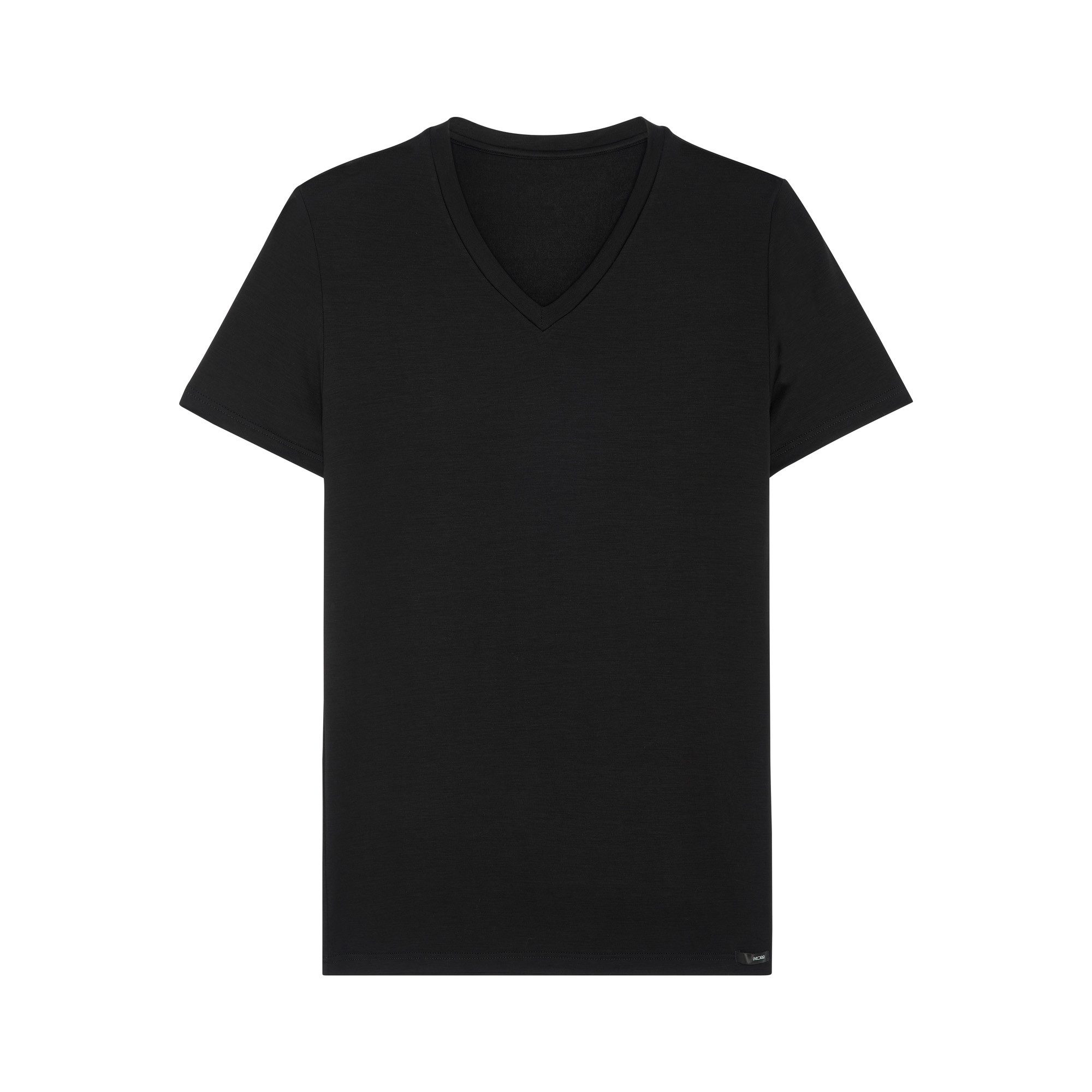 Hom V-Shirt Tencel soft Kurzarm, weich, elastisch