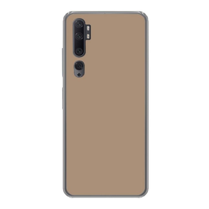 MuchoWow Handyhülle Bäckereibraun - Interieur - Erdfarben Phone Case Handyhülle Xiaomi Mi Note 10 Silikon Schutzhülle