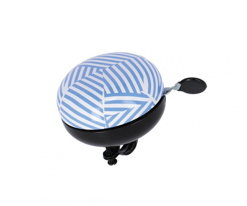 Fahrradklingel XLC Fahrradklingel Mingun DD-M09 Stripes Ø83mm blau weiß