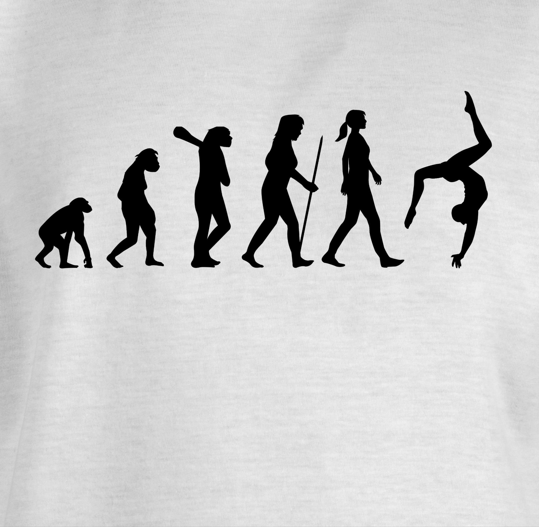 Shirtracer T-Shirt Evolution Turnen Evolution Kinder