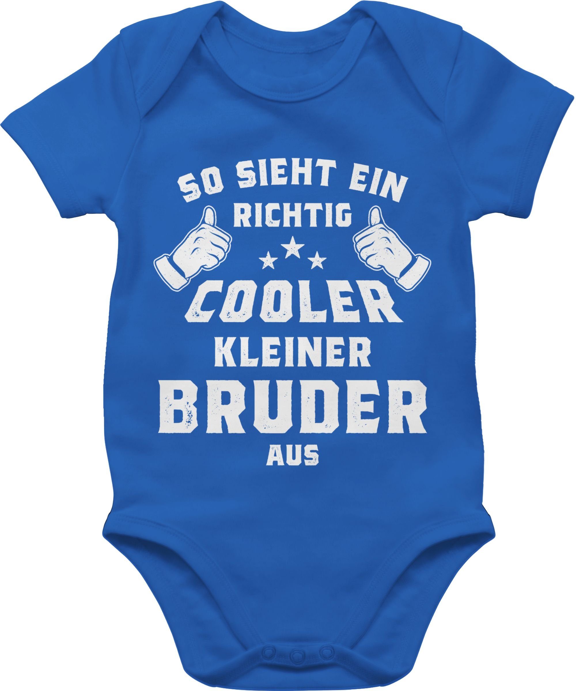 Shirtracer Shirtbody So sieht ein richtig cooler kleiner Bruder aus Kleiner Bruder 1 Royalblau