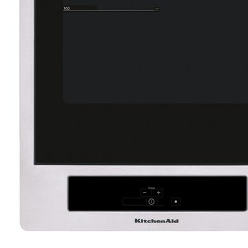 KitchenAid Induktions-Kochfeld KHYD1 38510 Farbe schwarz, Betriebskontrollleuchte, Elektronik-Uhr, Kochzonen-Kontrollleuchte
