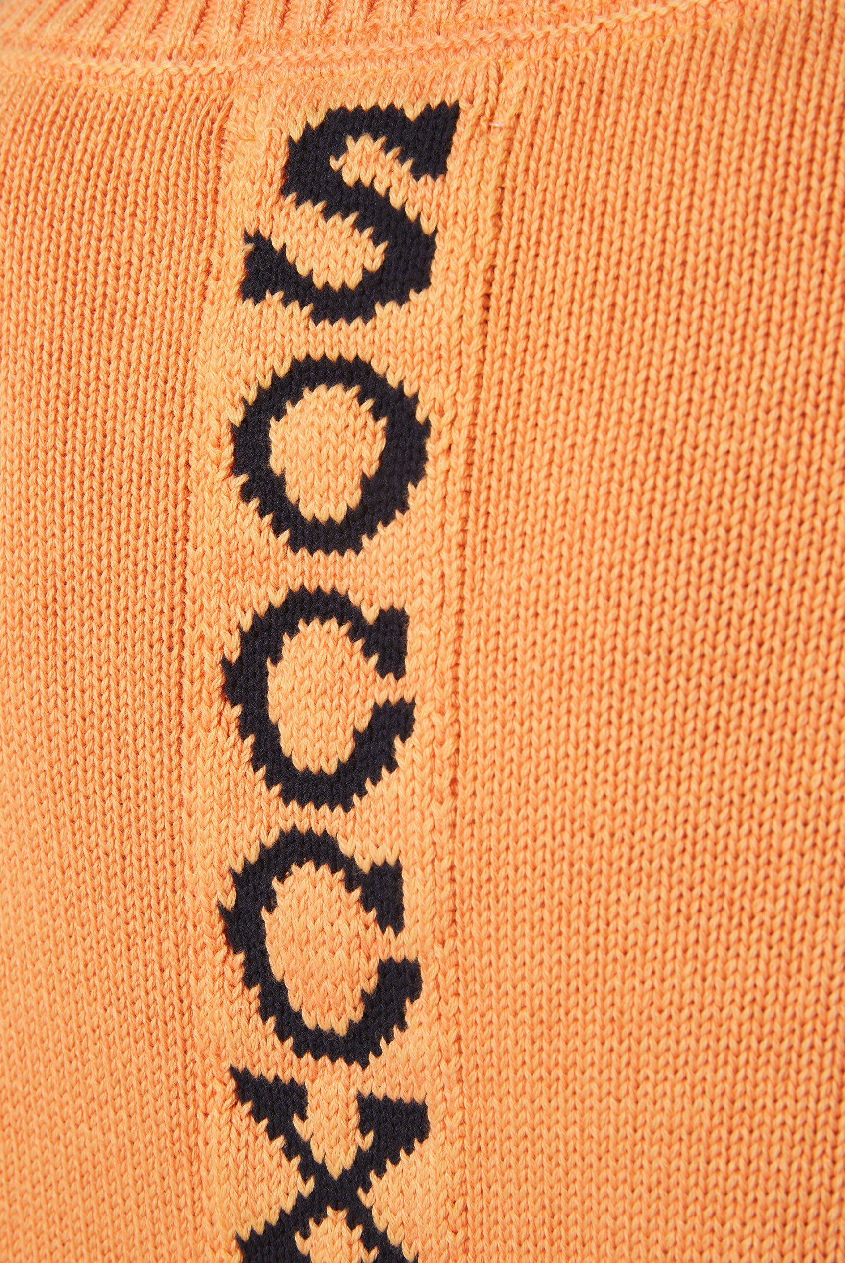 SOCCX Baumwolle aus V-Ausschnitt-Pullover