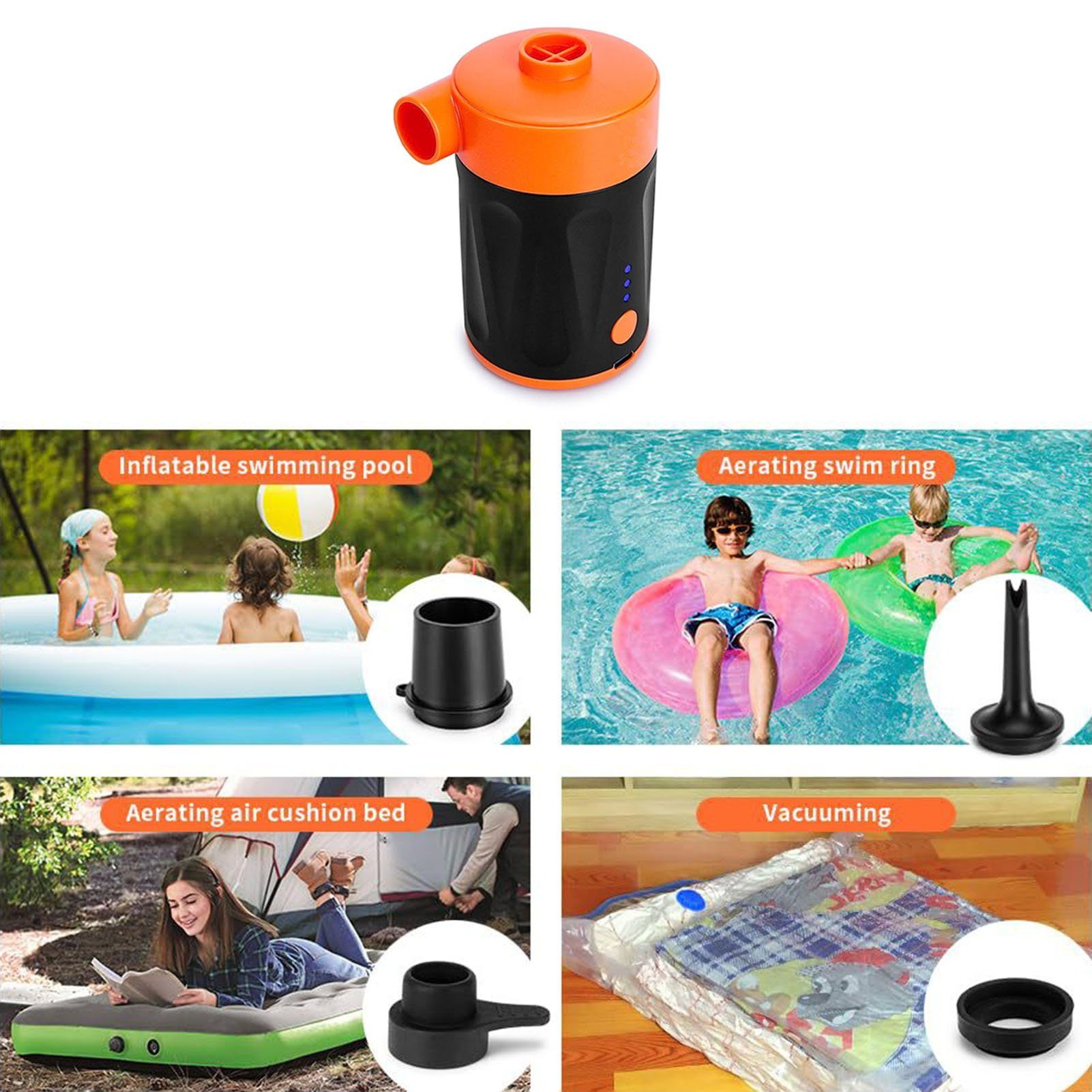 Bett Matratze, Poolspielzeug, Luftpumpe Luftpumpe Rutaqian für Luftpumpe, Elektrische