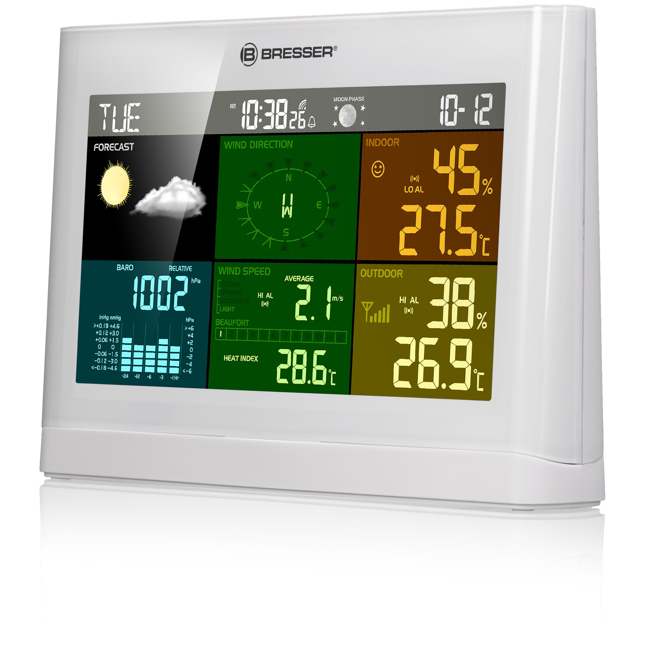 Wetterstation BRESSER zusätzliche / Ersatz-Basisstation für 5-in-1 Comfort Wetterst…