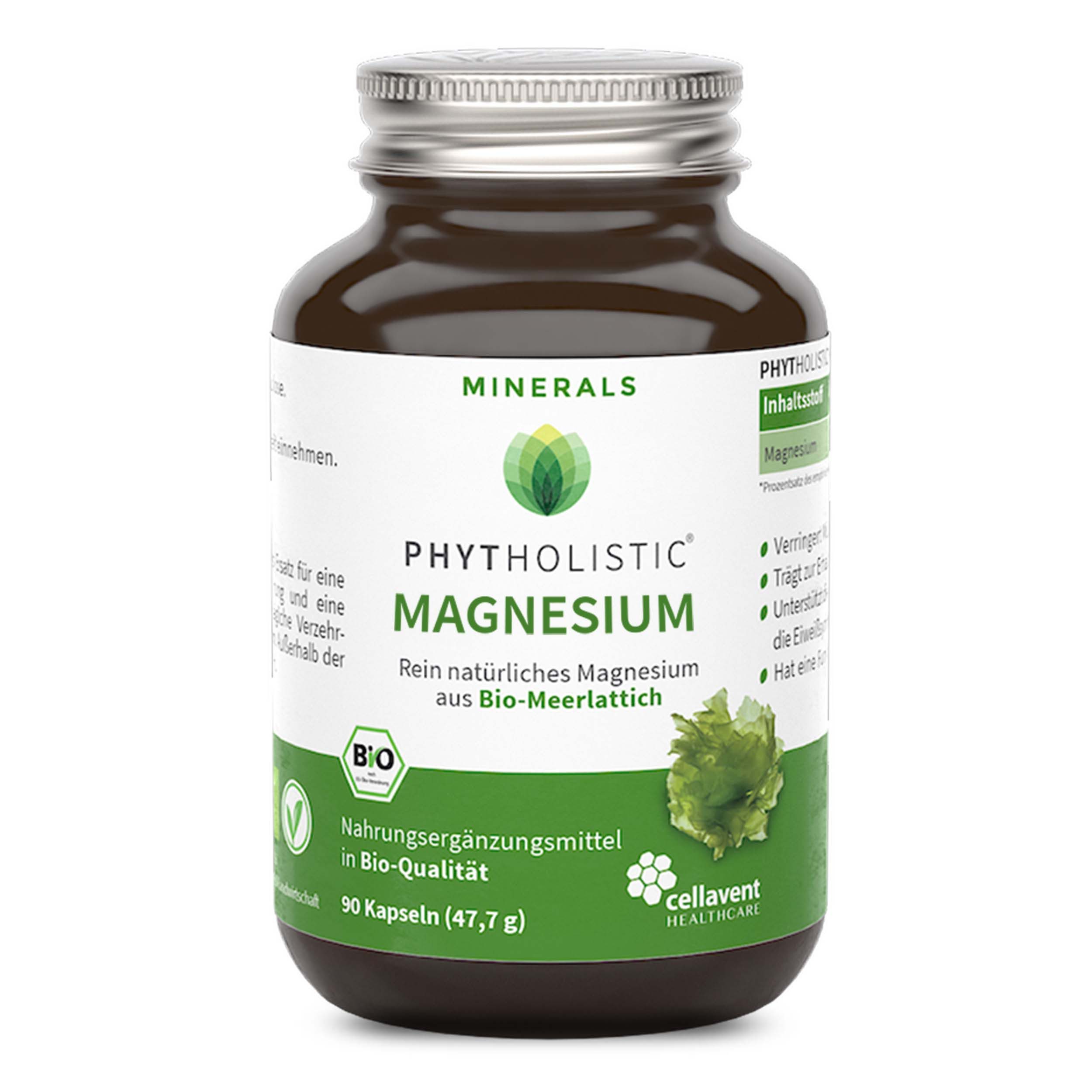 Cellavent Healthcare Bio Magnesium Tabletten - Phytholistic Magnesium Kapseln