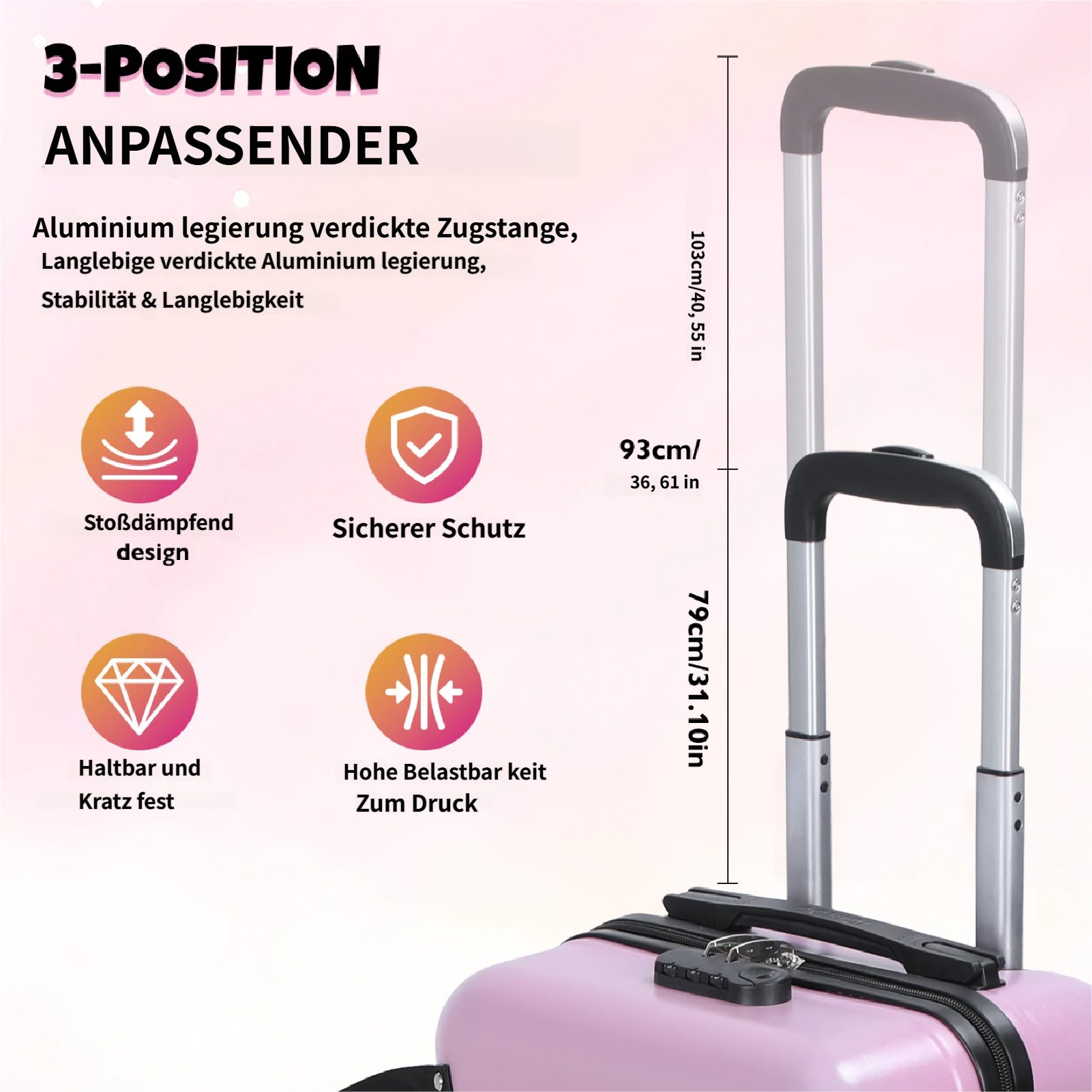 Rutaqian Kinderkoffer Hartschalen-Trolley, 50cm Große Handgepäckkoffer mit Kindersitz, 4 Rollen, Reisekoffer Koffer Kindertrolley mit Sicherheitsgurt und Zahlenschloss
