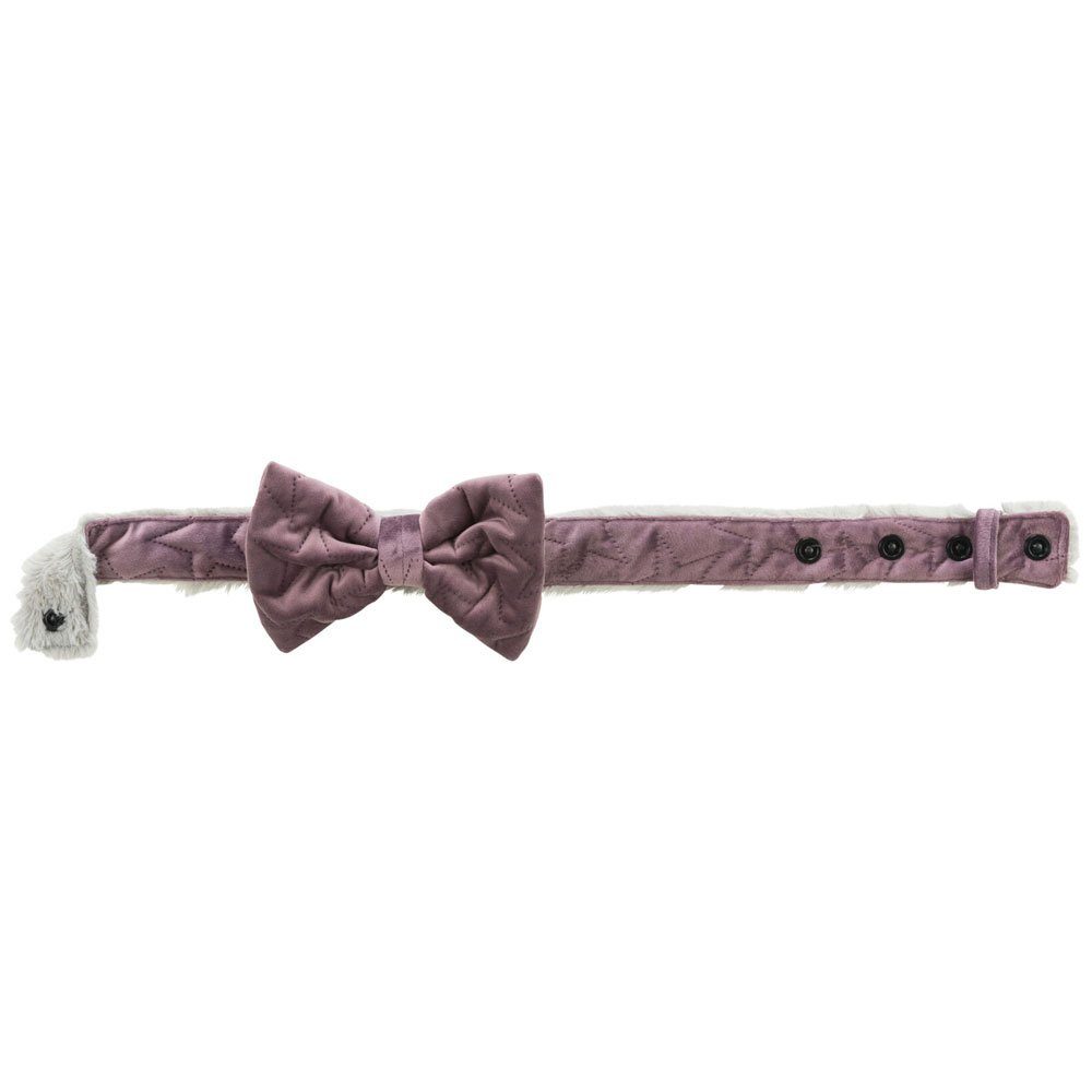 TRIXIE Hunde-Halsband Trixie Halsband Estelle mit Schleife - flieder Halsumfang/Breite: