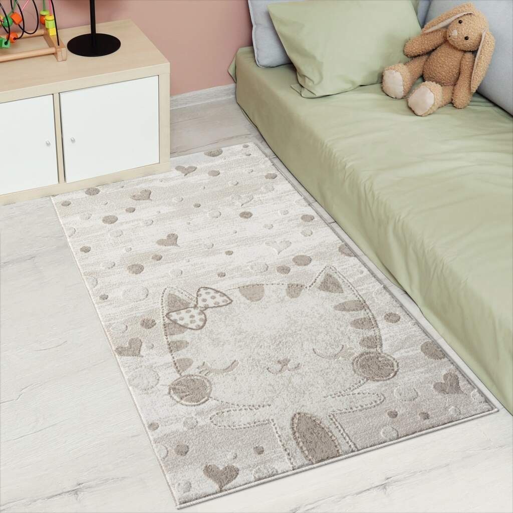 Carpet City Kinderteppich MARA720, rechteckig, Höhe: 11 mm, Kinderzimmer, Kurzflor,robust,Tiere, Spielzimmer