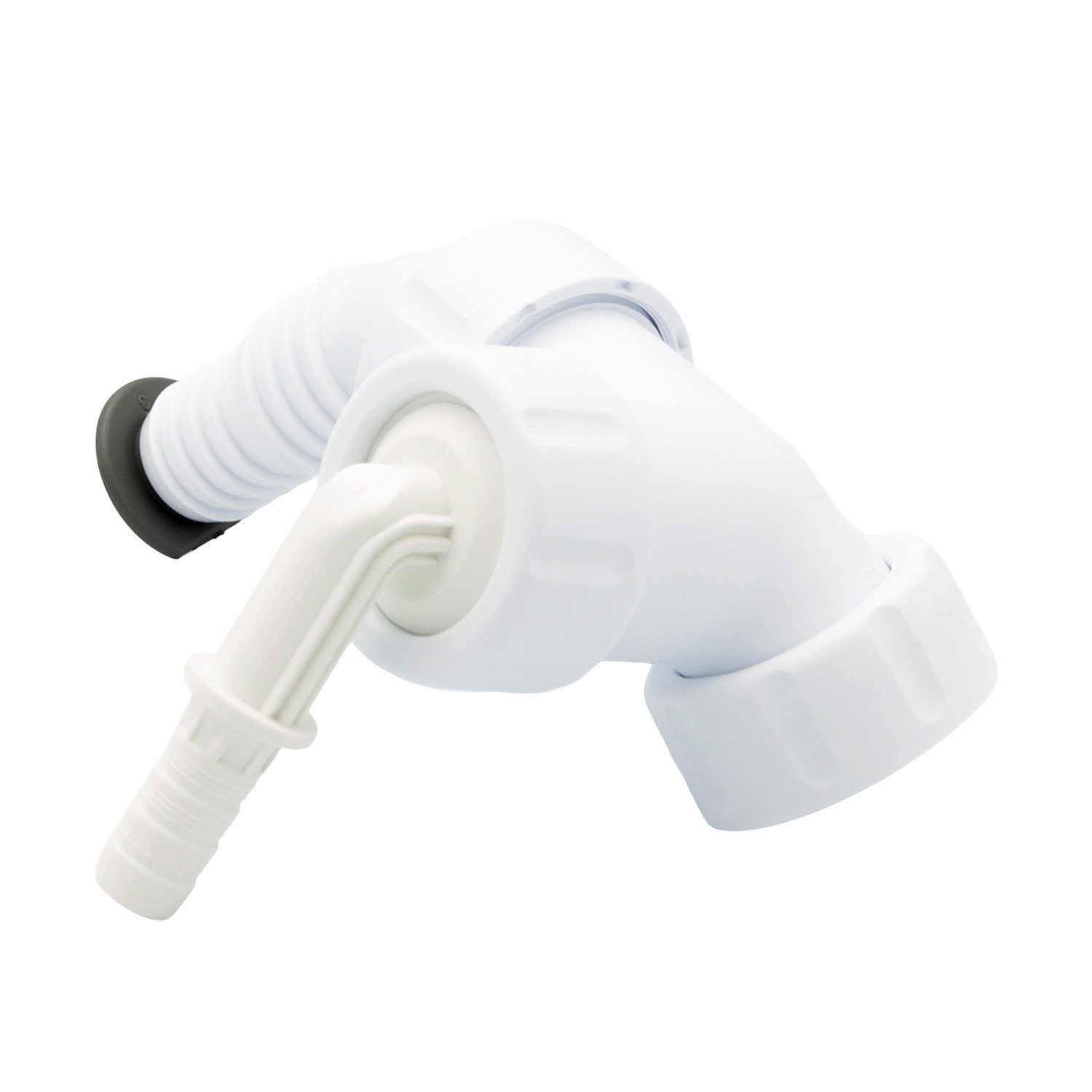 Haas Otto Siphon Kondensat- und Geräteanschlusstülle 3/4" auf 1" und 3/8"