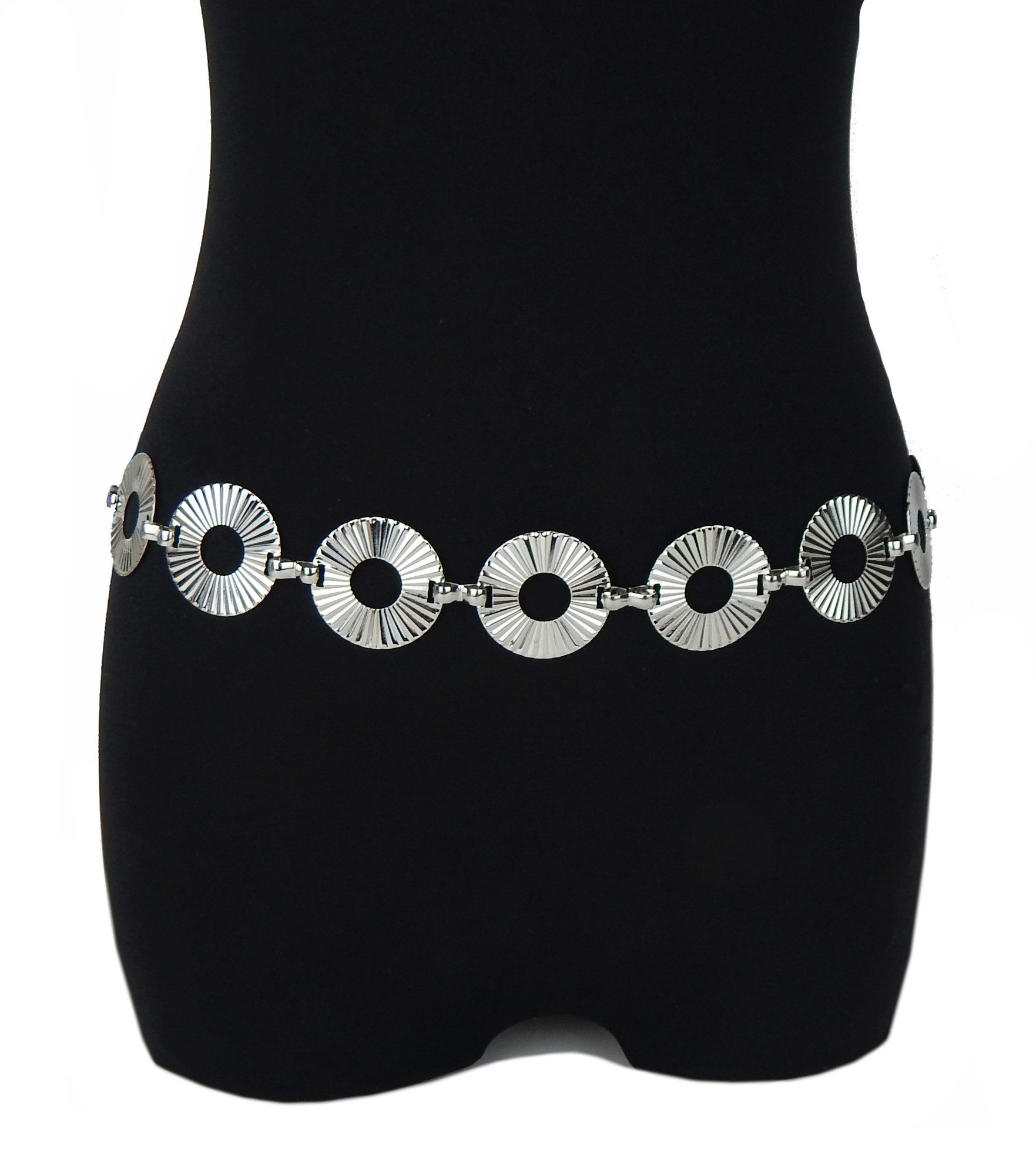 Ella Jonte Kettengürtel silber oder gold 60er 70er Retro verstellbar günstig online kaufen