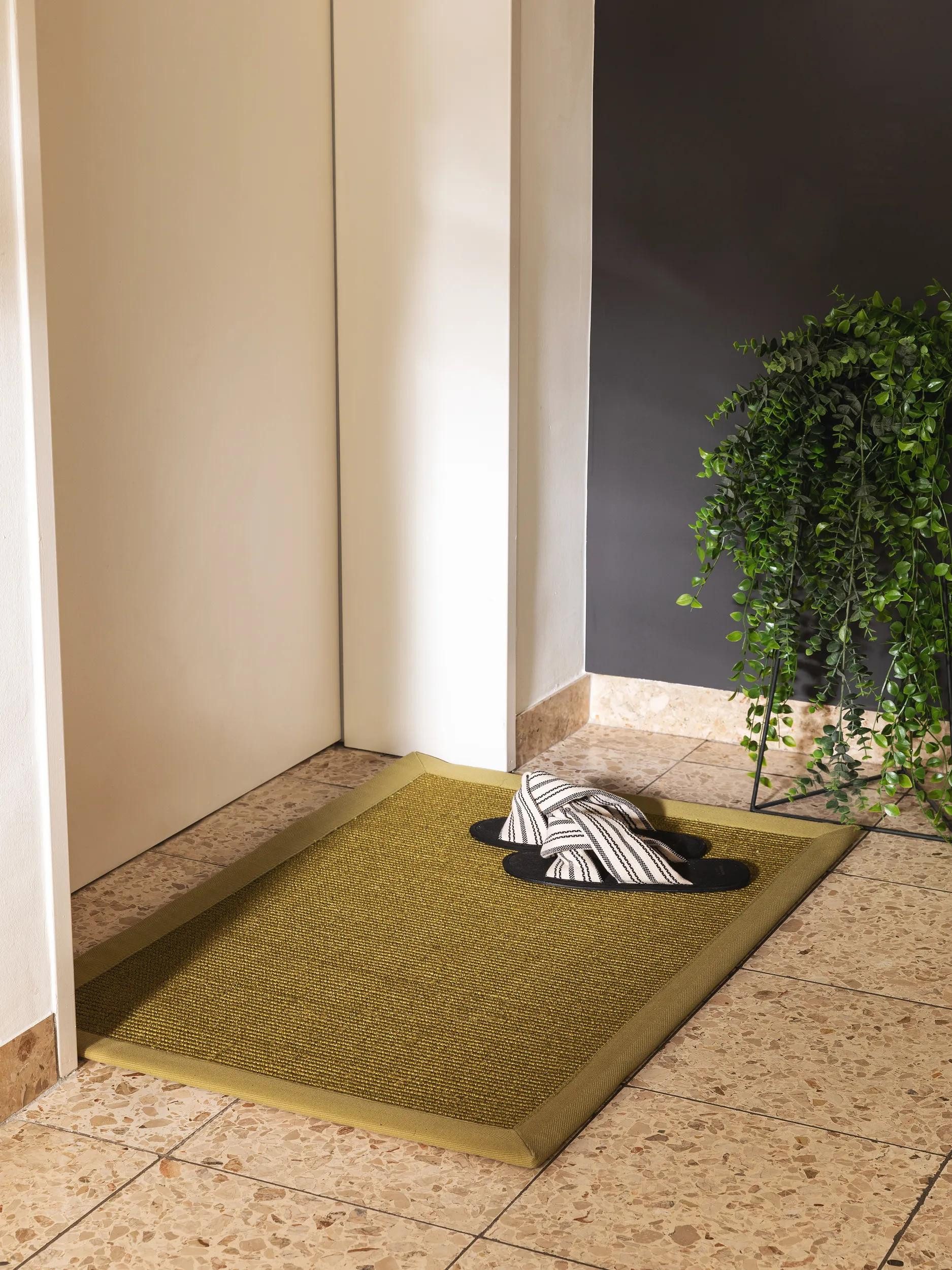 benuta Fußmatte Sana, rechteckig, Höhe: 5 mm, 100% Sisal Naturfaser, Teppich Wohnzimmer, Esszimmer, Schlafzimmer