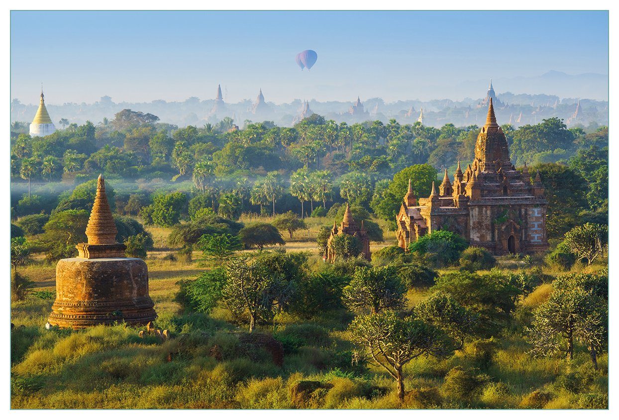 III, Ebene (1-tlg) Bagan Tempel Wallario von in Küchenrückwand der