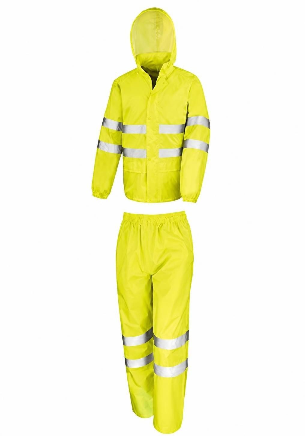 Result Arbeitsjacke High Viz Sicherheitskombi Wind- und wasserabweisend