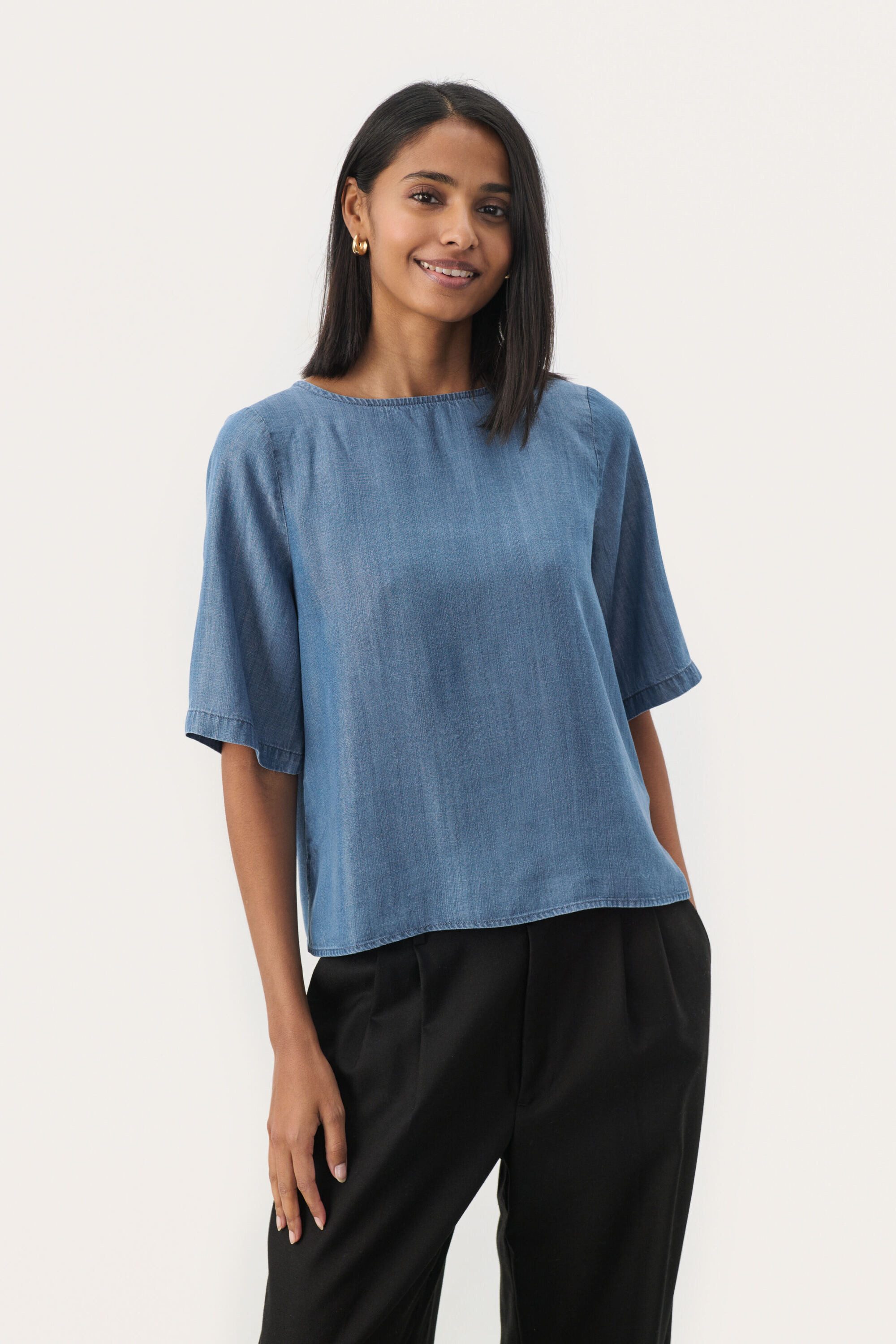 Part Two Kurzarmbluse Kurzarm-Bluse MiekePW