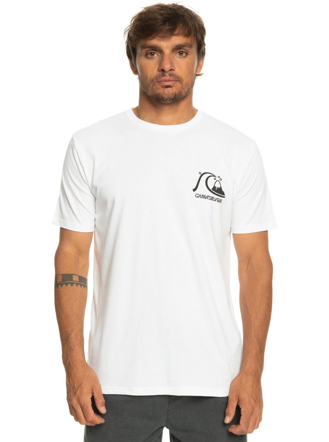 White T-Shirt Quiksilver Original The