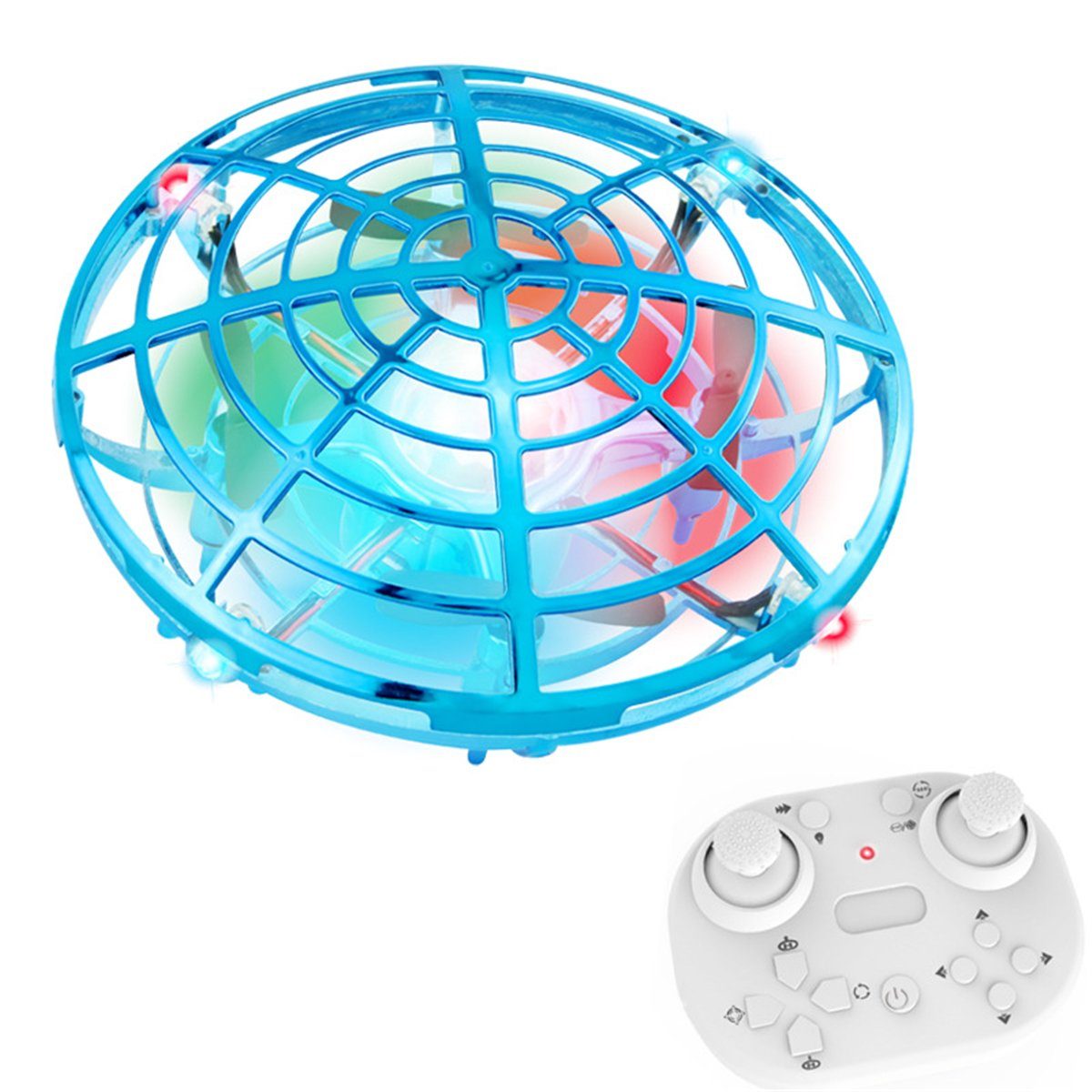 Die Sterne Schwimmende fliegende Bälle, tolle Spielzeuggeschenke für Kinder Spielzeug-Drohne Blau