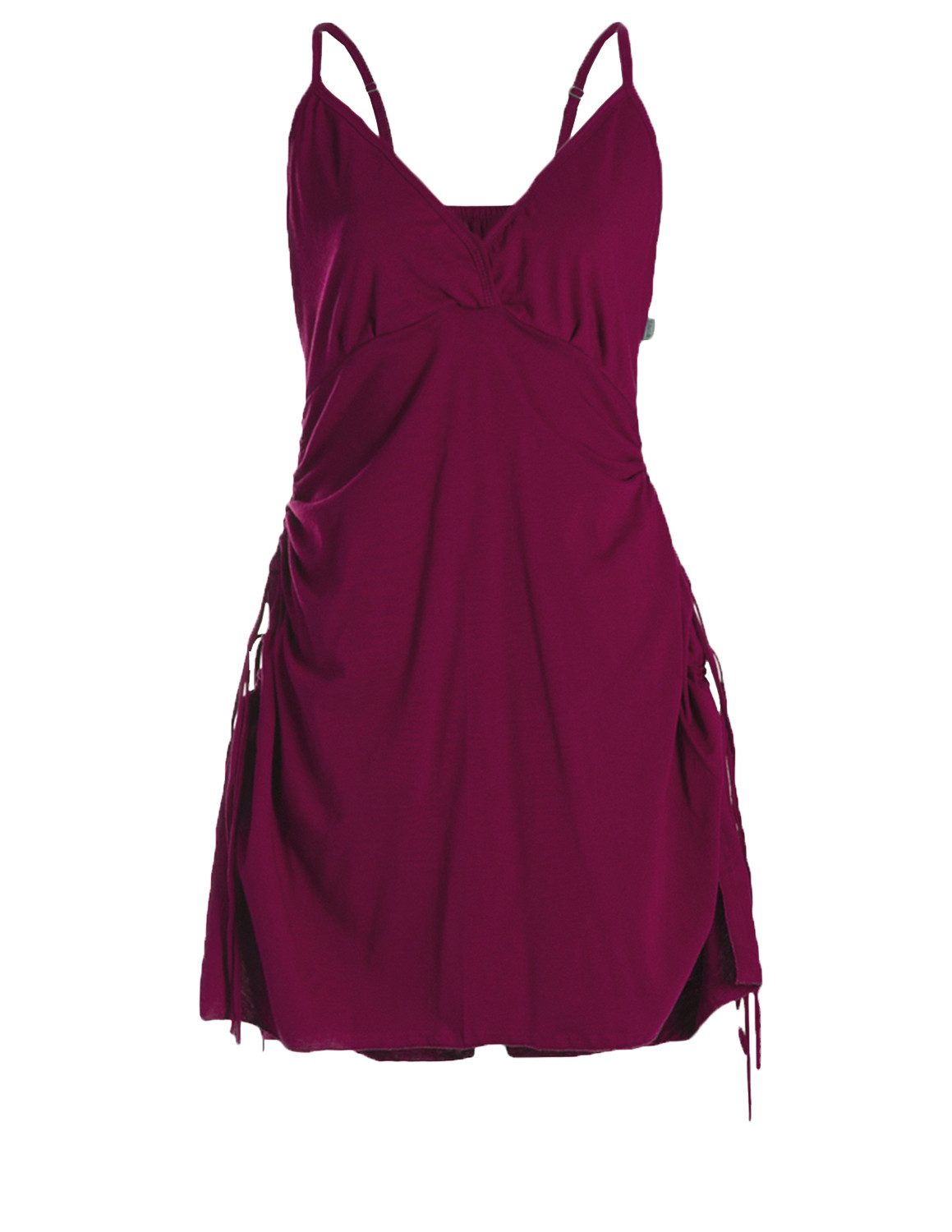 Vishes Sommerkleid Damen Bio-Baumwolle Spaghettiträger-Kleid Hippie, Ethno, günstig online kaufen