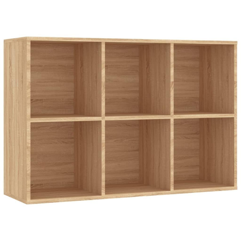 Holzwerkstoff, Bücherregal/Sideboard cm Sonoma Sonoma-Eiche Eiche 1-tlg. vidaXL 66x30x97,8 Bücherregal