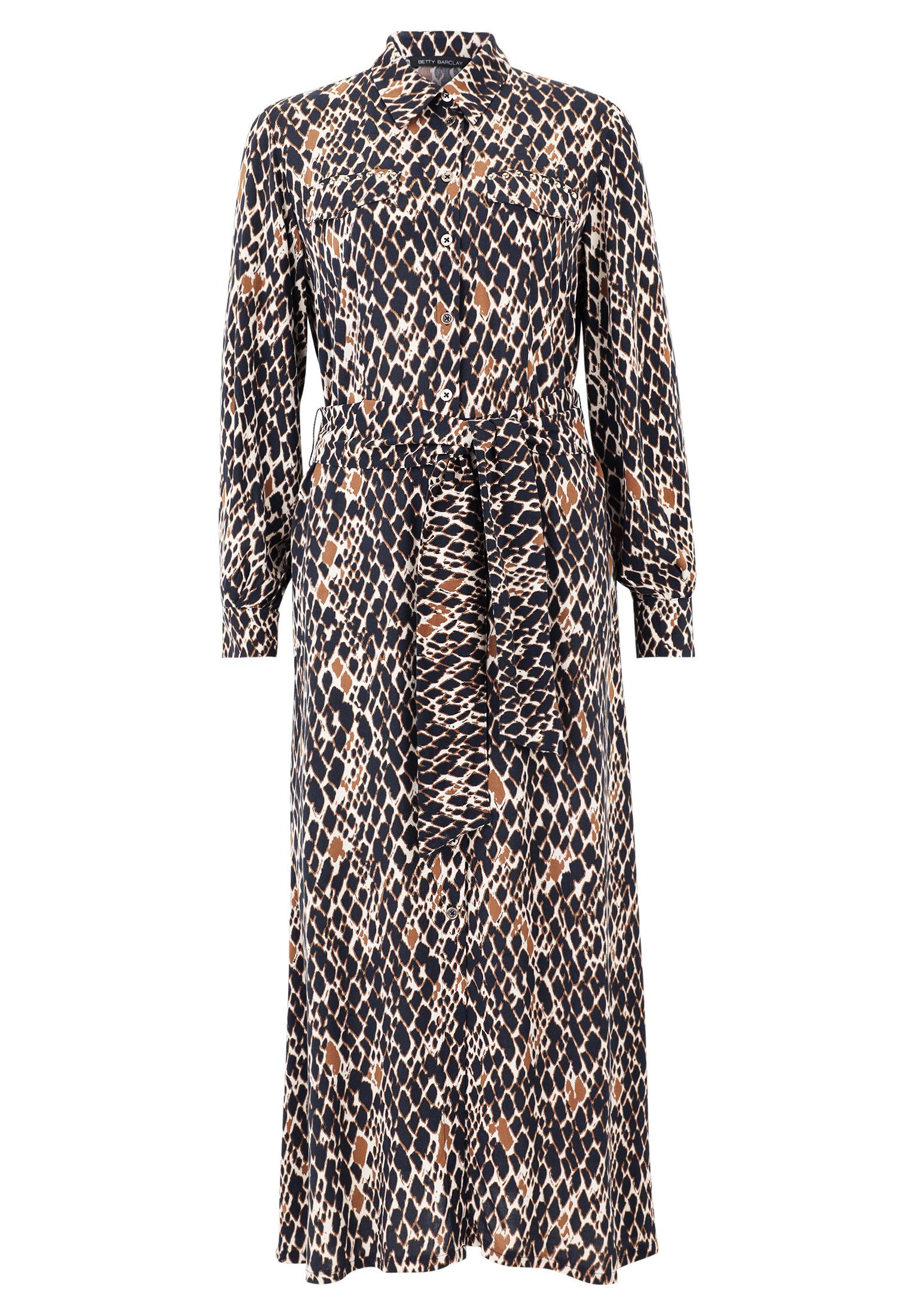 Betty Barclay Hemdblusenkleid Damen Hemdblusenkleid mit Bindegürtel günstig online kaufen