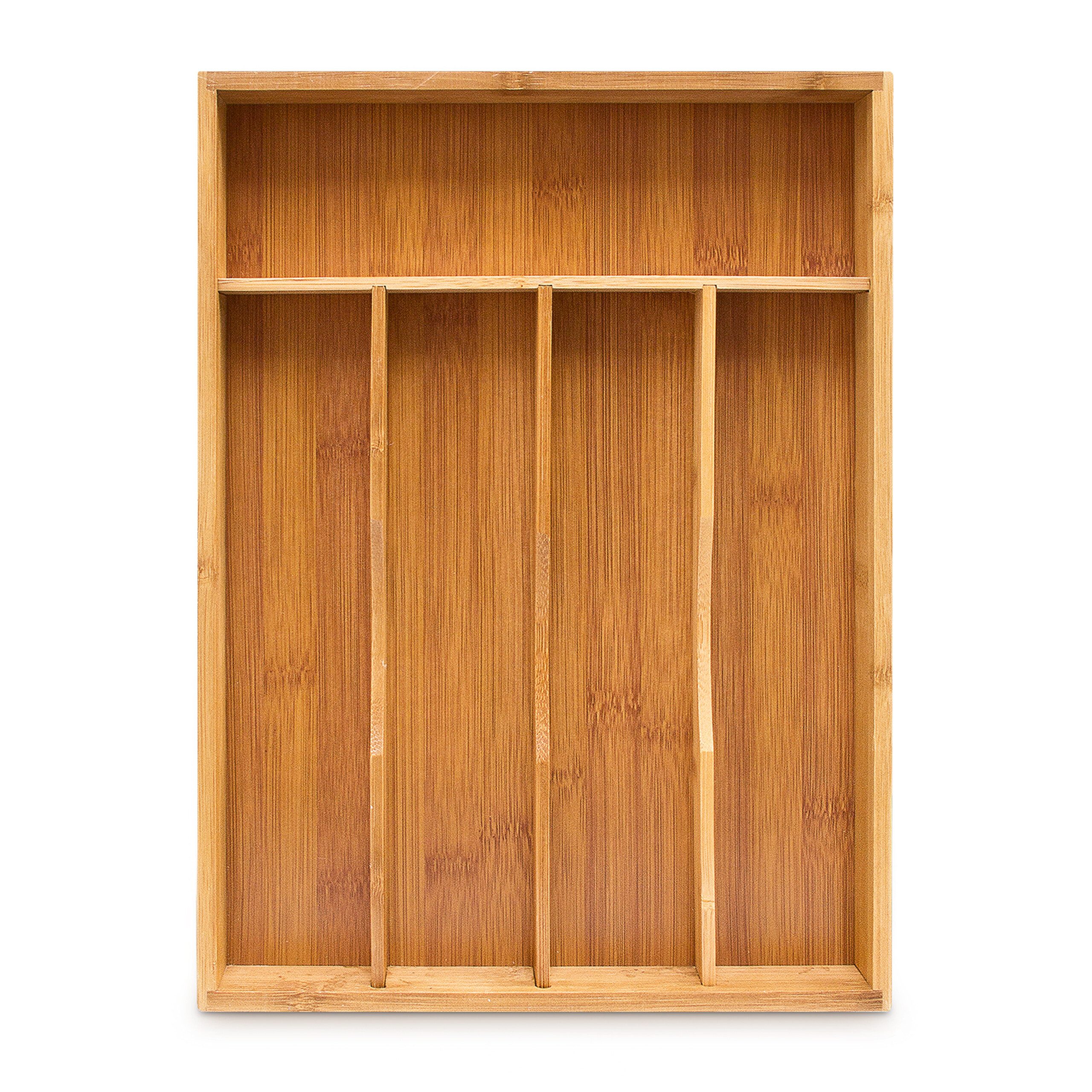 relaxdays Besteckkasten Bambus 34x25x4,5cm günstig online kaufen