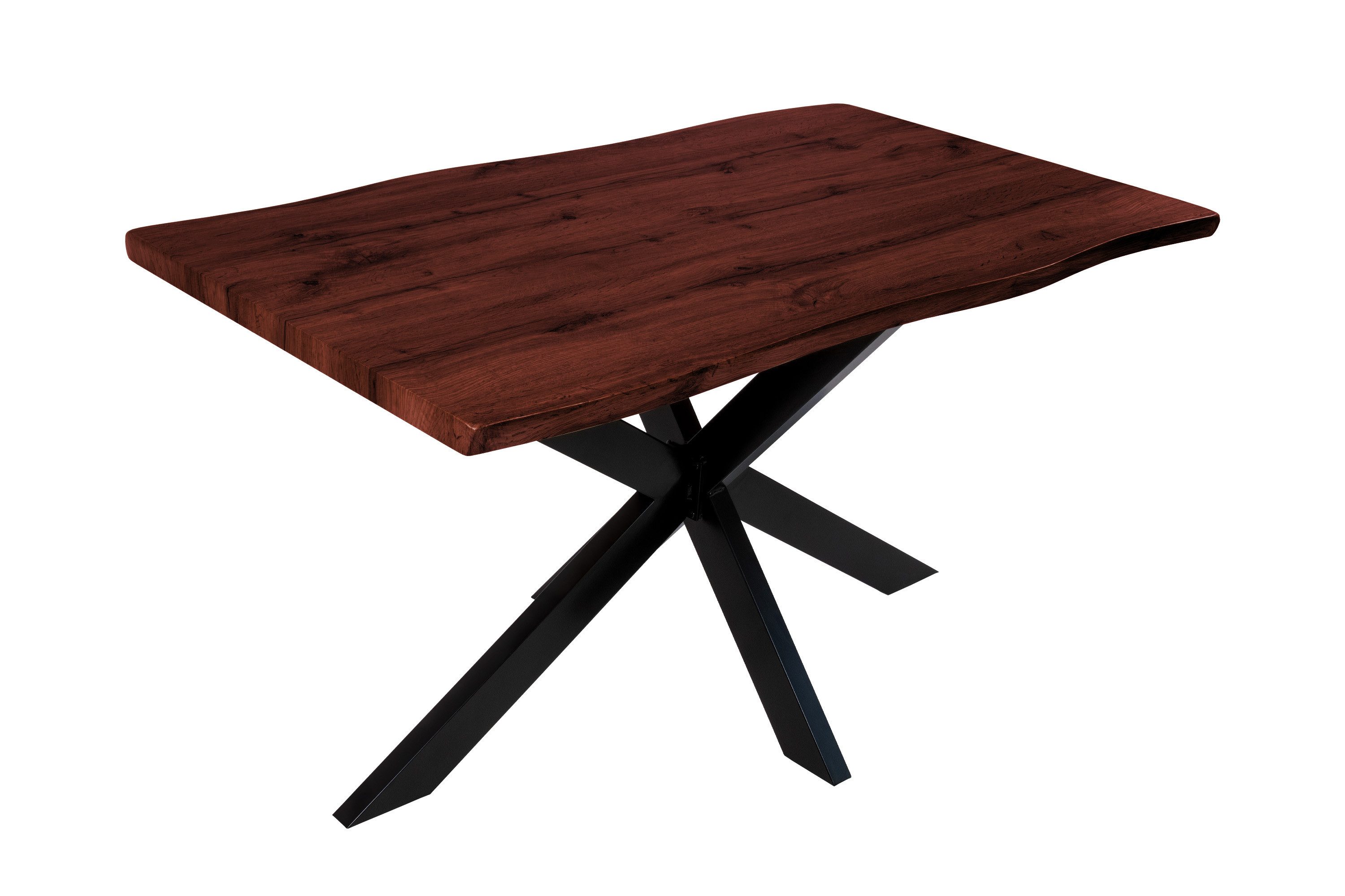 Loreno® Esstisch Josy, verschiedene Holz-Optik, Baumkante, günstig online kaufen