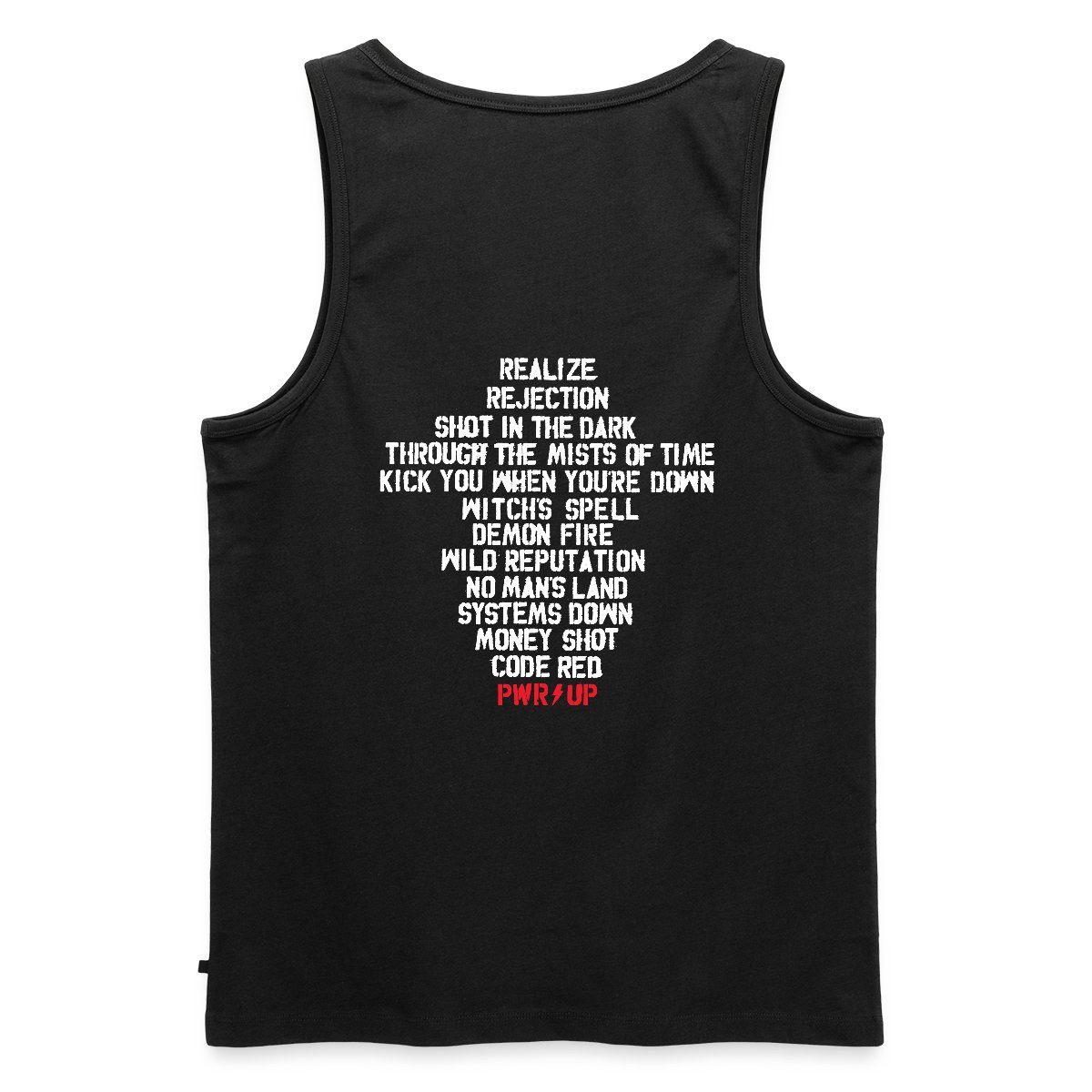 T-Shirt AC/DC Power Up Tour Logo PWR/UP Mit Backprint Männer Premium Tank Top
