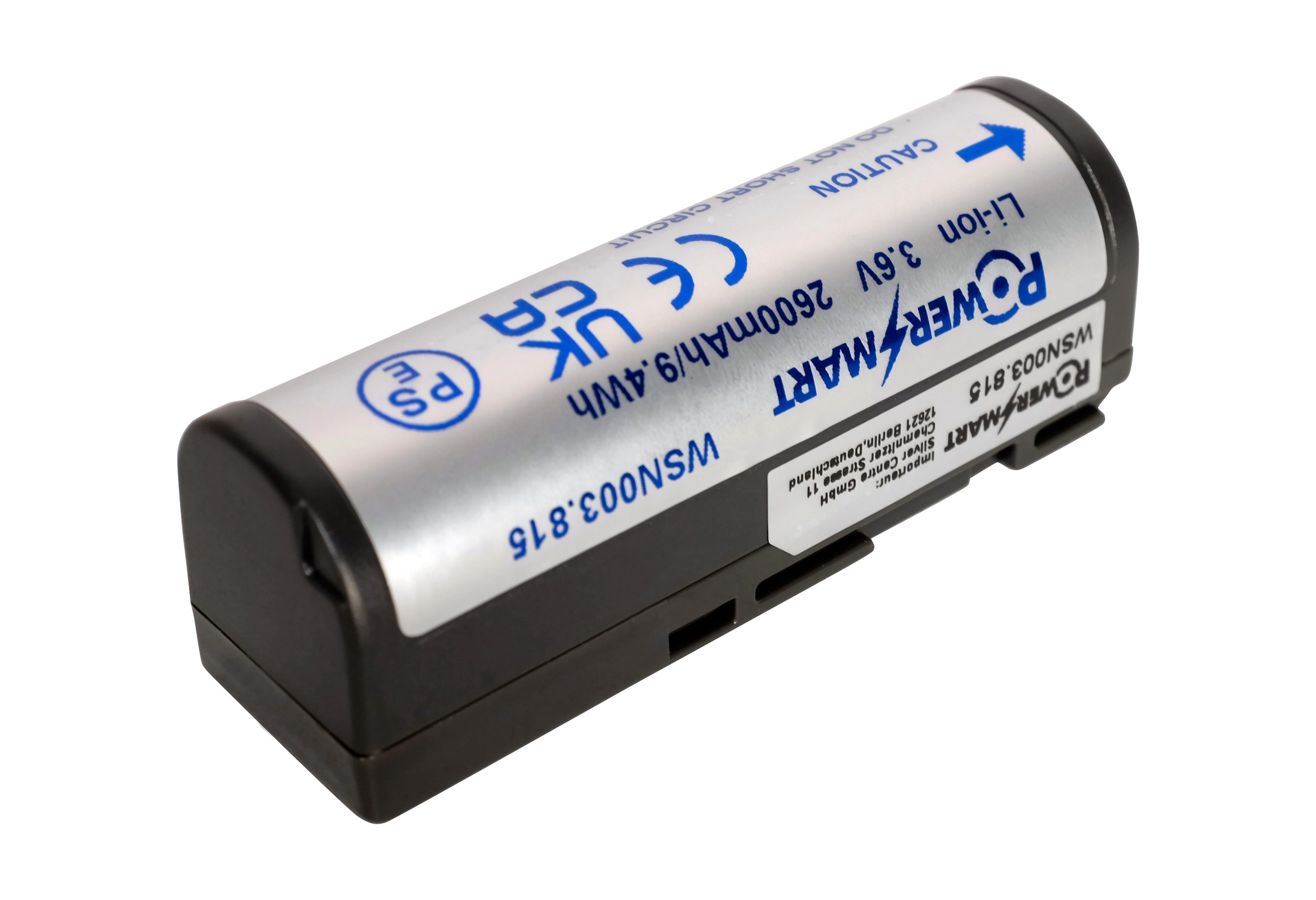 PowerSmart LIP-12 Akku für SONY MZ-B3, MZ-E3, MZ-R2, MZ-R3, MZ-R30, MZ-R35, MZ-R4ST MD Walkman Li-ion 2600 mAh (3,6 V)