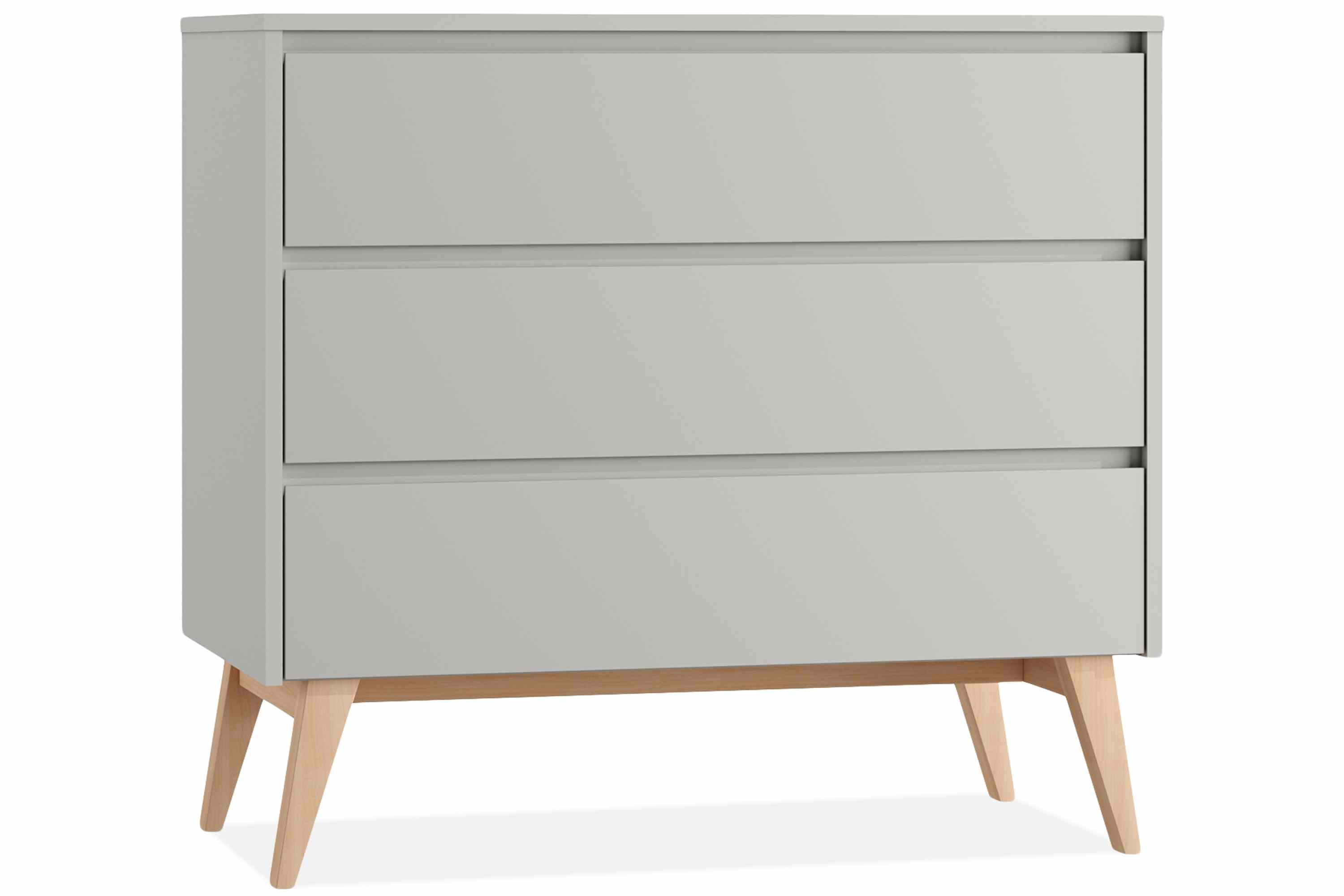 KONSIMO® Kommode DAMBI Kinderkommode, Schubladenschrank, hergestellt in der EU, mit 3 Schubladen, Soft-Close-Funktion