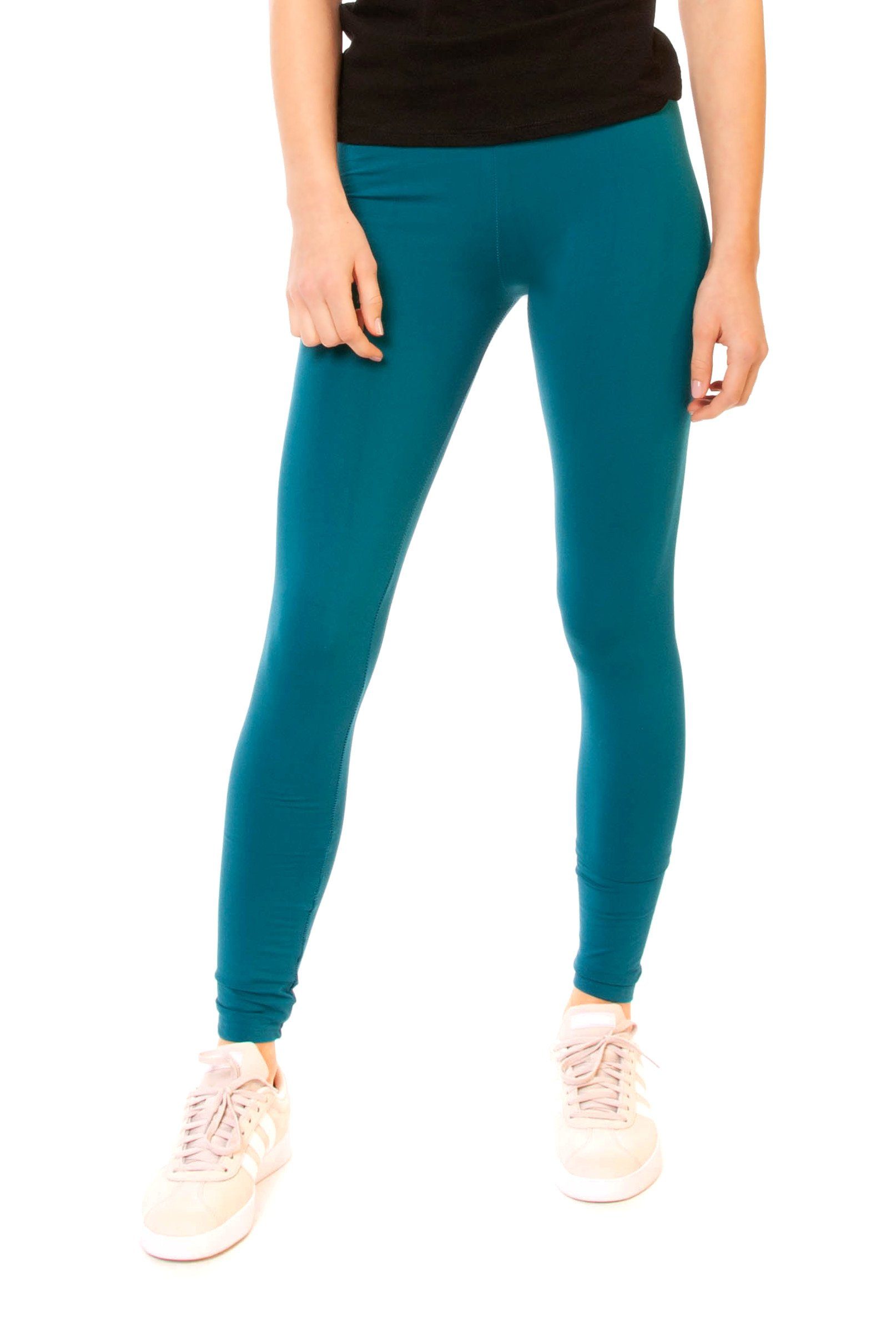 Muse Leggings Soft Touch Thermoleggings 0108 super weich petrol