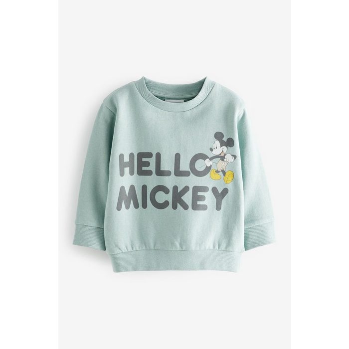 Next Kapuzensweatjacke Hello Mickey Mouse Langärmeliges Sweatshirt (1-tlg)
